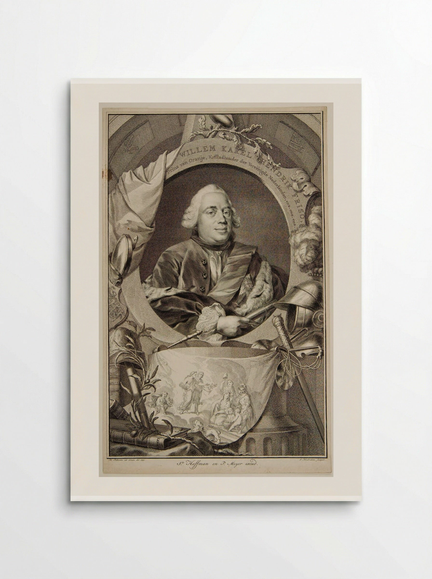 William IV, Prince of Orange, Stadtholder of the Netherlands - Jacobus Houbraken - Poster