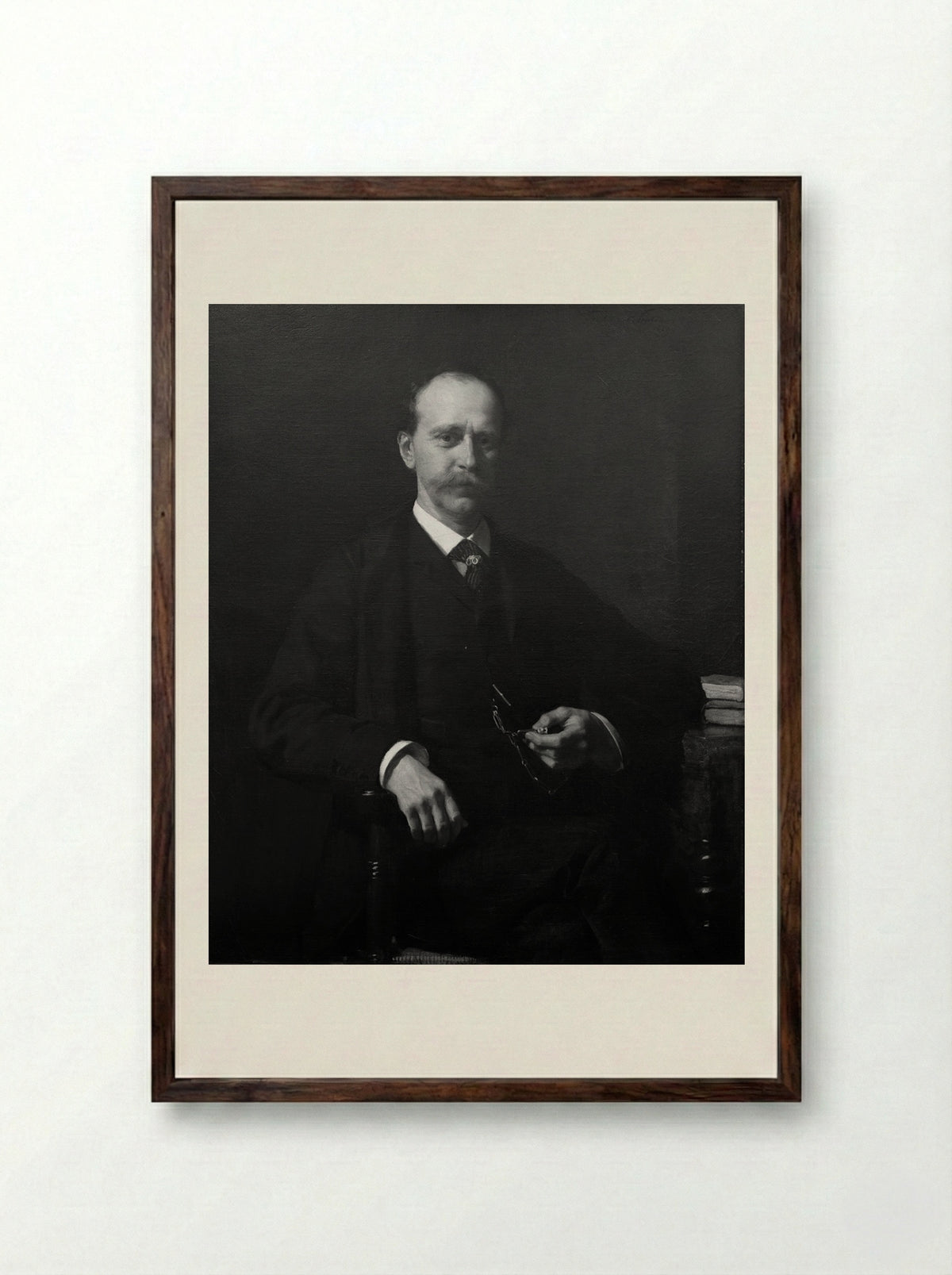 William Lambert Richardson - Frederic Porter Vinton - Framed Print Dark Wood