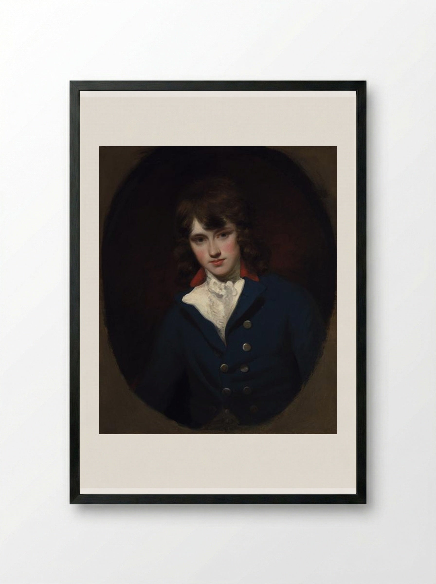 William Lock - John Hoppner - Framed Print Black
