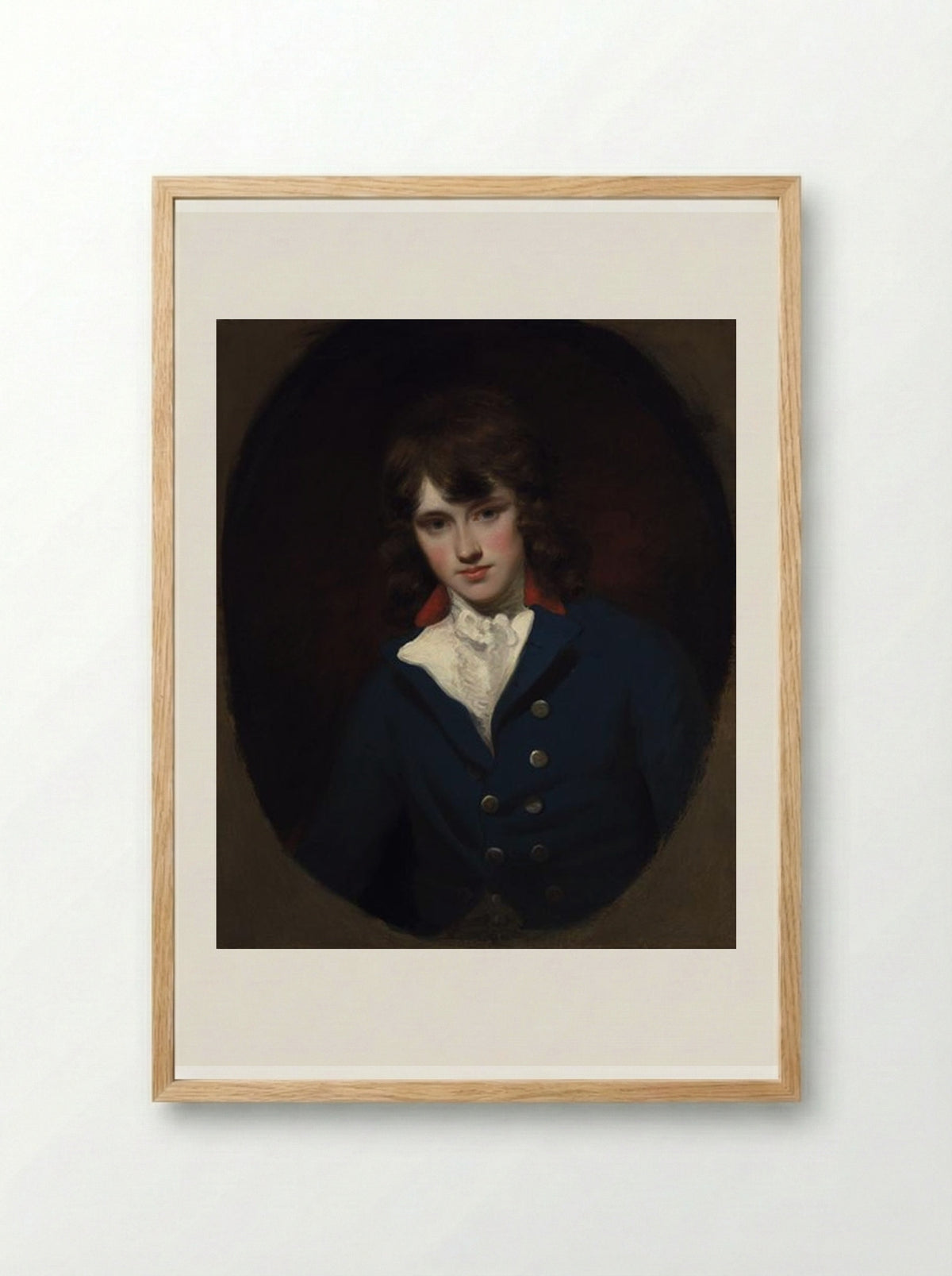 William Lock - John Hoppner - Framed Print Wood