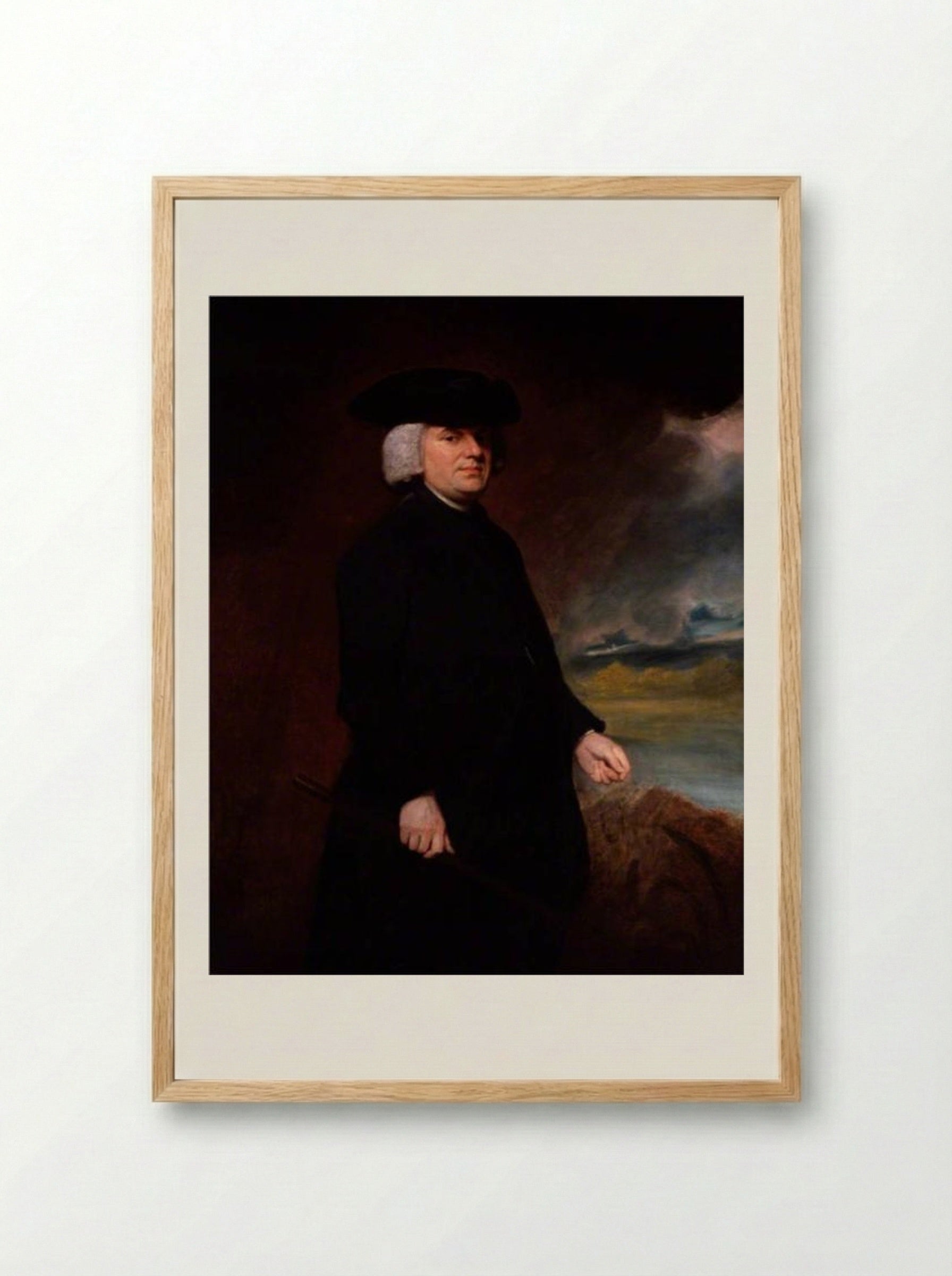 William Paley - George Romney - Framed Print Wood