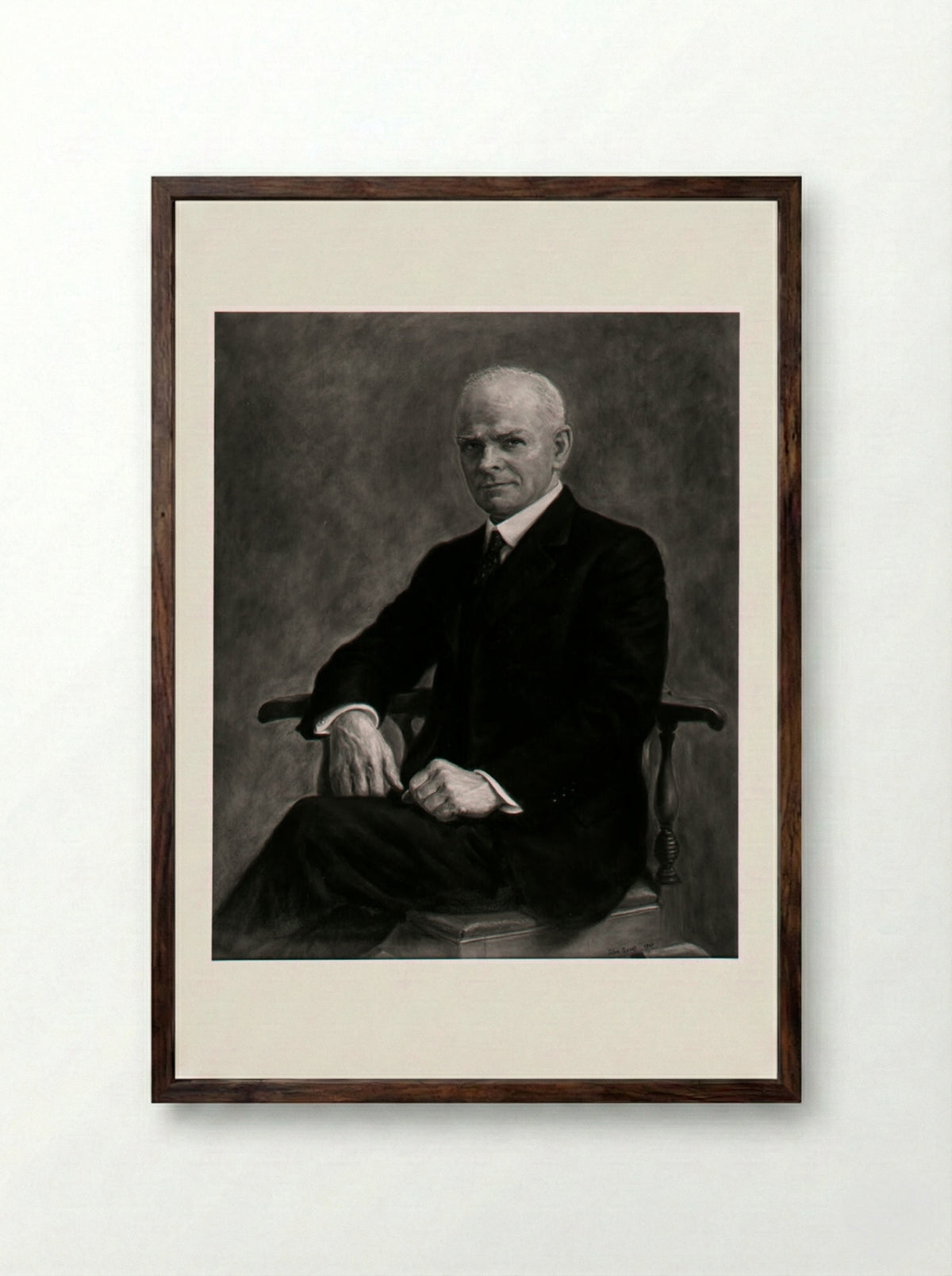 William Parker Cooke - Pietro Pezzati - Framed Print Dark Wood