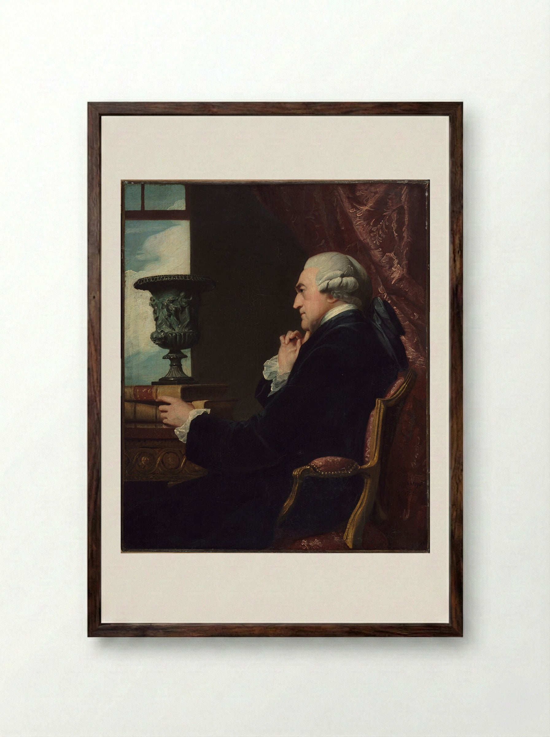 William Ponsonby, 2nd Earl of Bessborough - John Singleton Copley - Framed Print Dark Wood