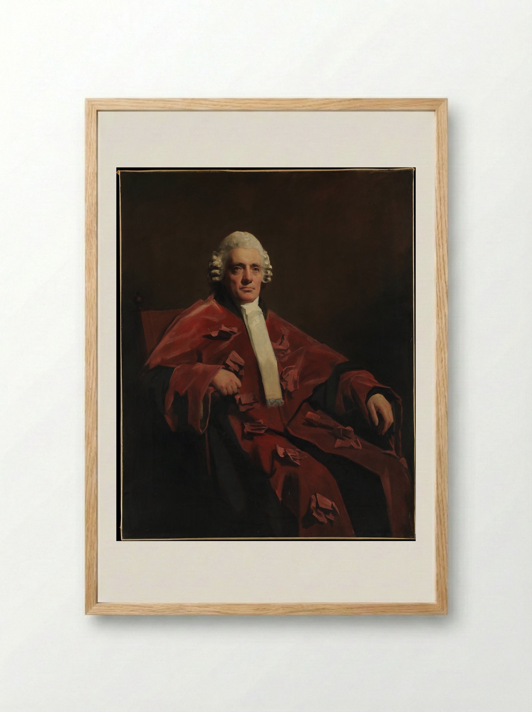 William Robertson, Lord Robertson - Sir Henry Raeburn - Framed Print Wood
