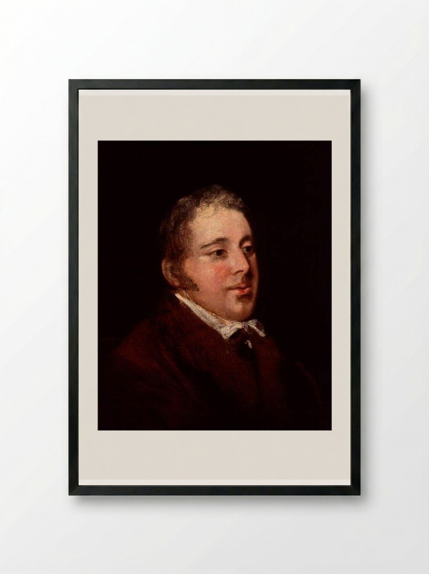 William Seguier - John Jackson - Framed Print Black