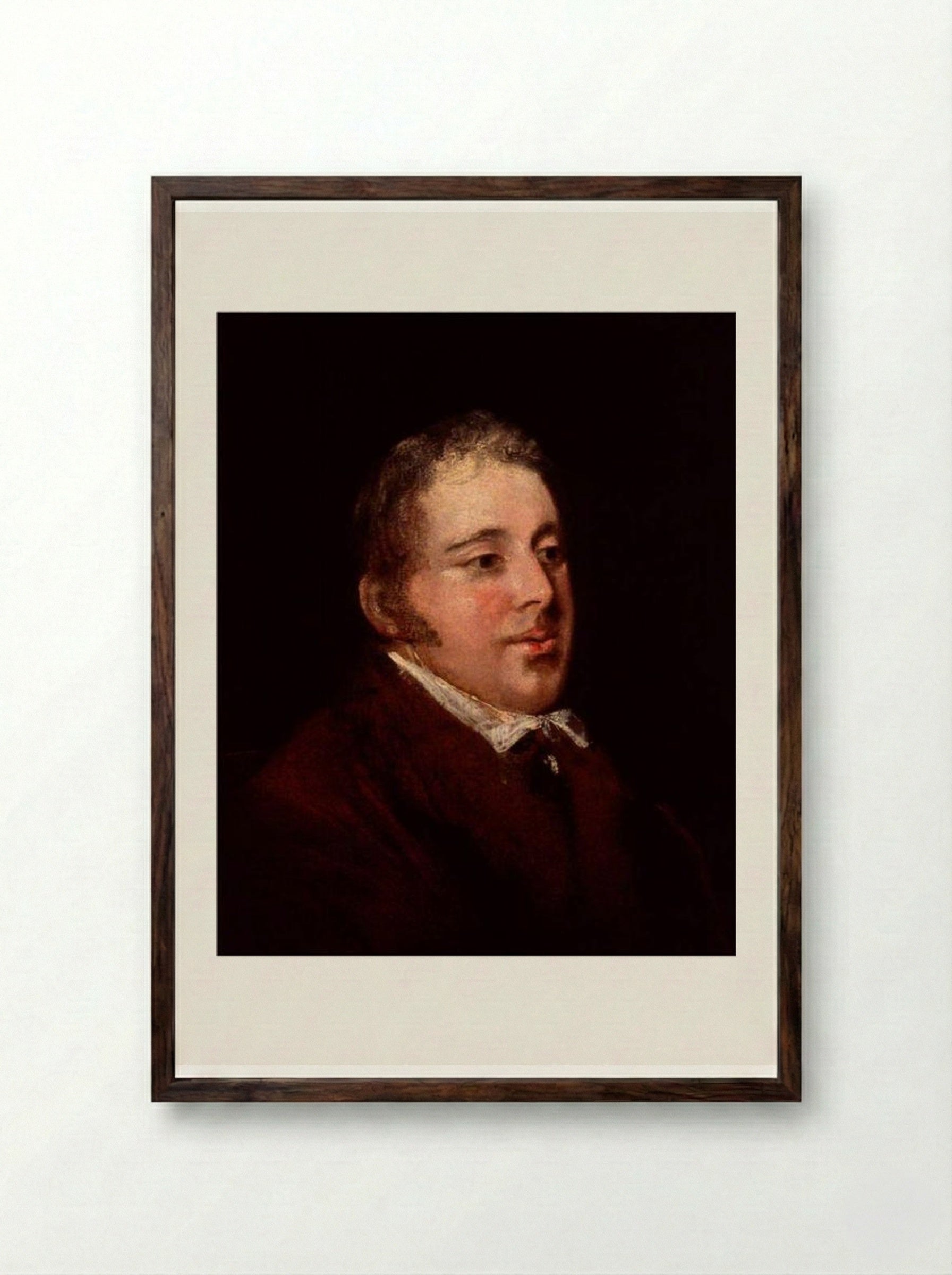 William Seguier - John Jackson - Framed Print Dark Wood