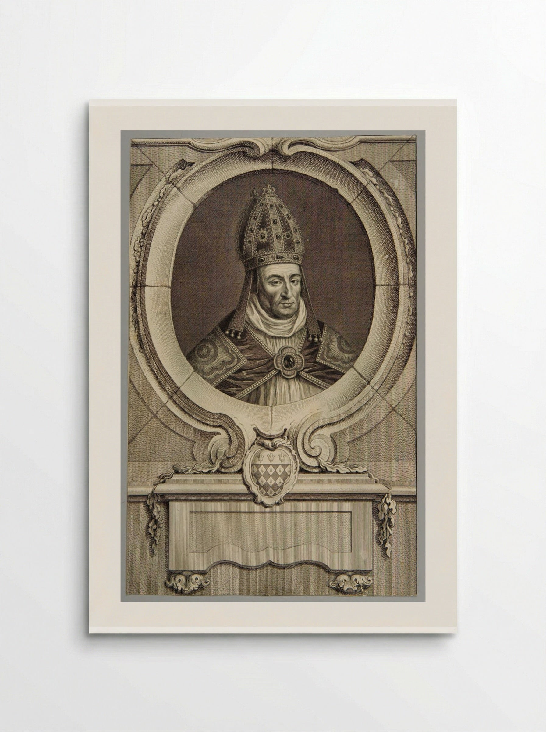 William Waynflete, Bishop of Winchester - Jacobus Houbraken - Poster