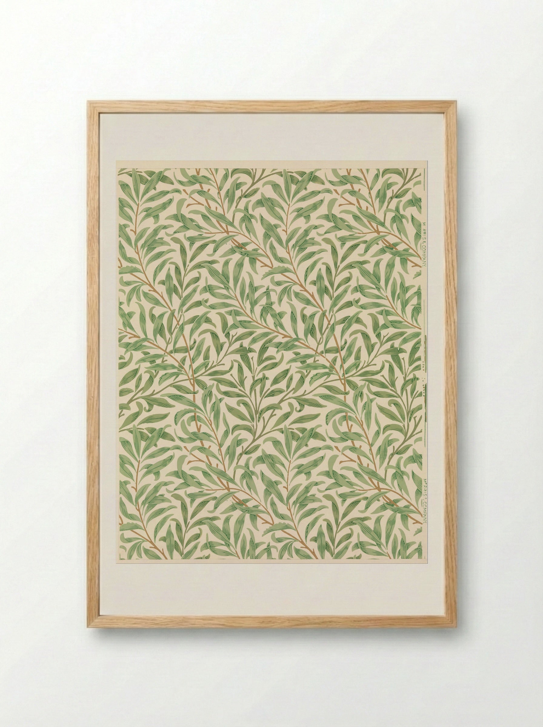 Willow Bough - William Morris - Framed Print Wood