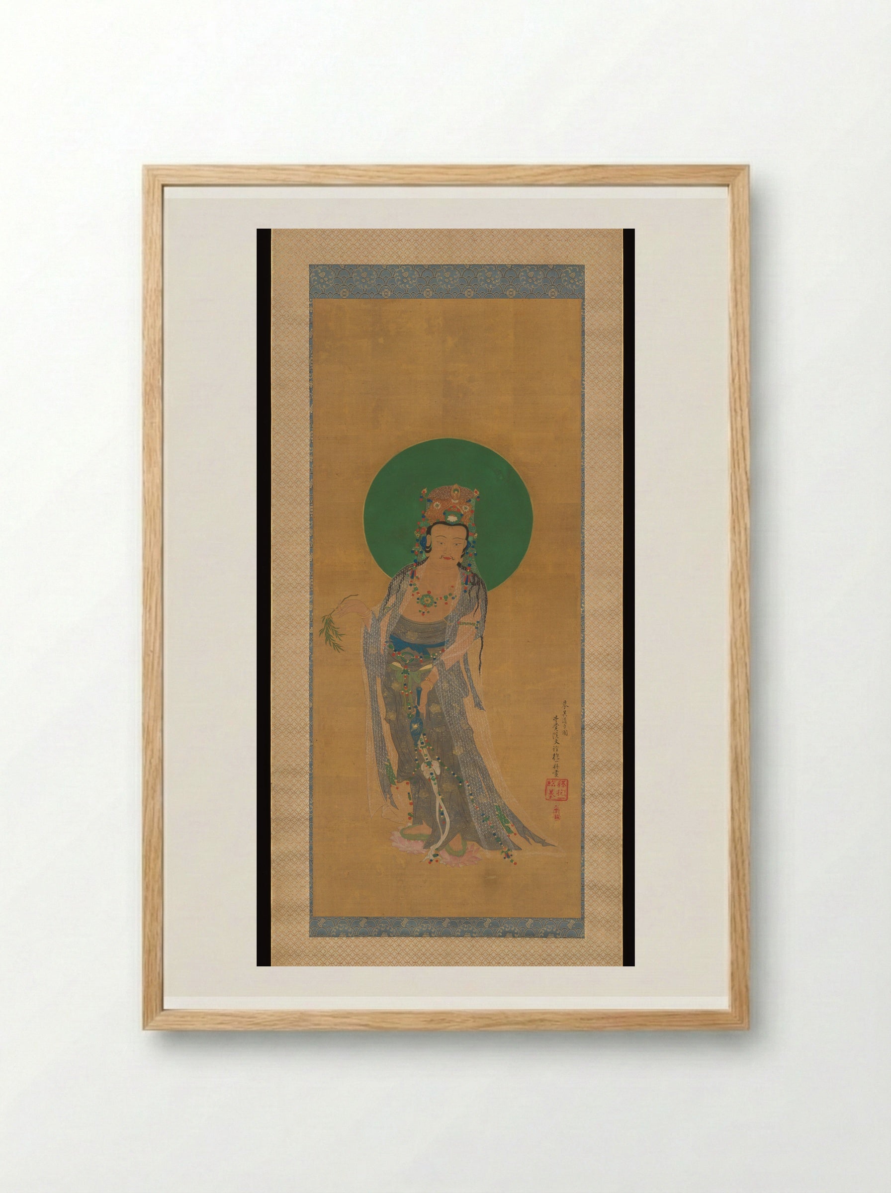 Willow Kannon - Sakai Hōitsu - Framed Print Wood