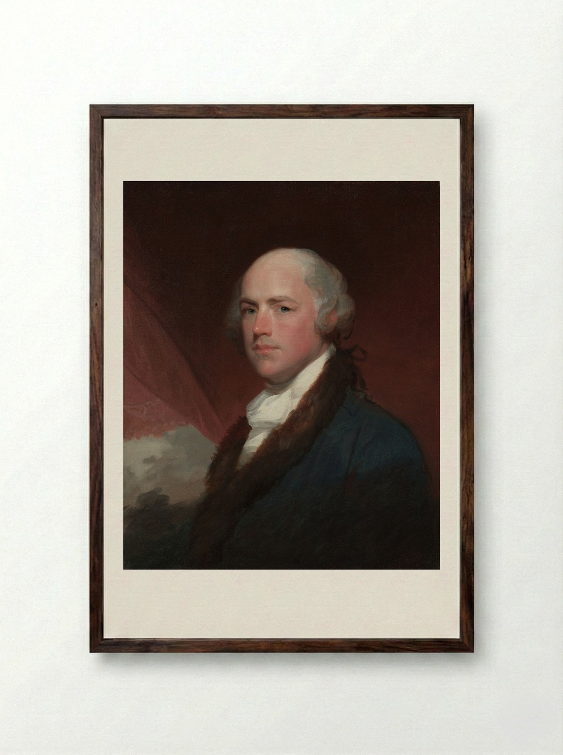 Wilson Cary Nicholas - Gilbert Stuart - Framed Print Dark Wood