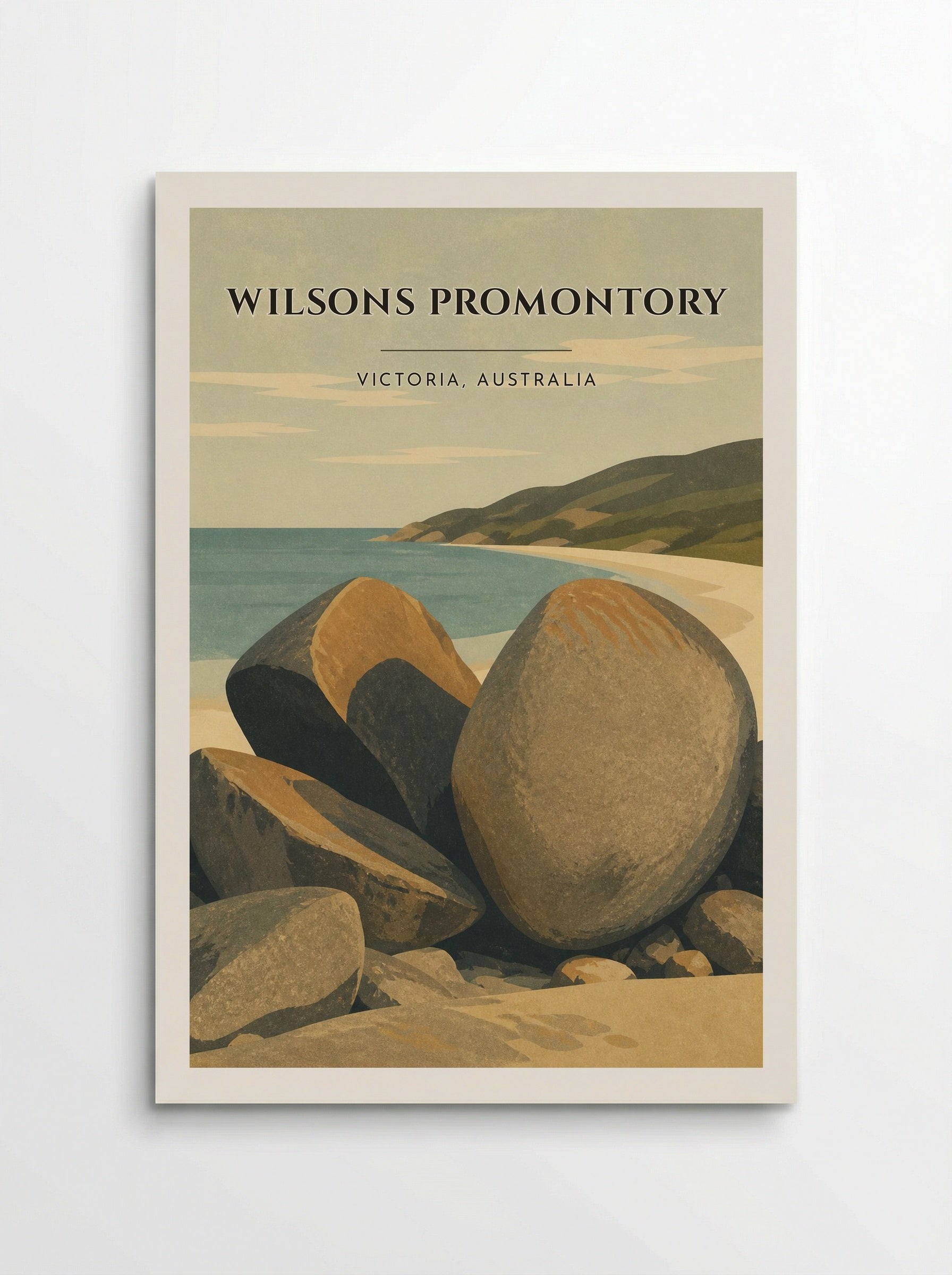 Wilsons Promontory Travel Poster Artwork - Poster