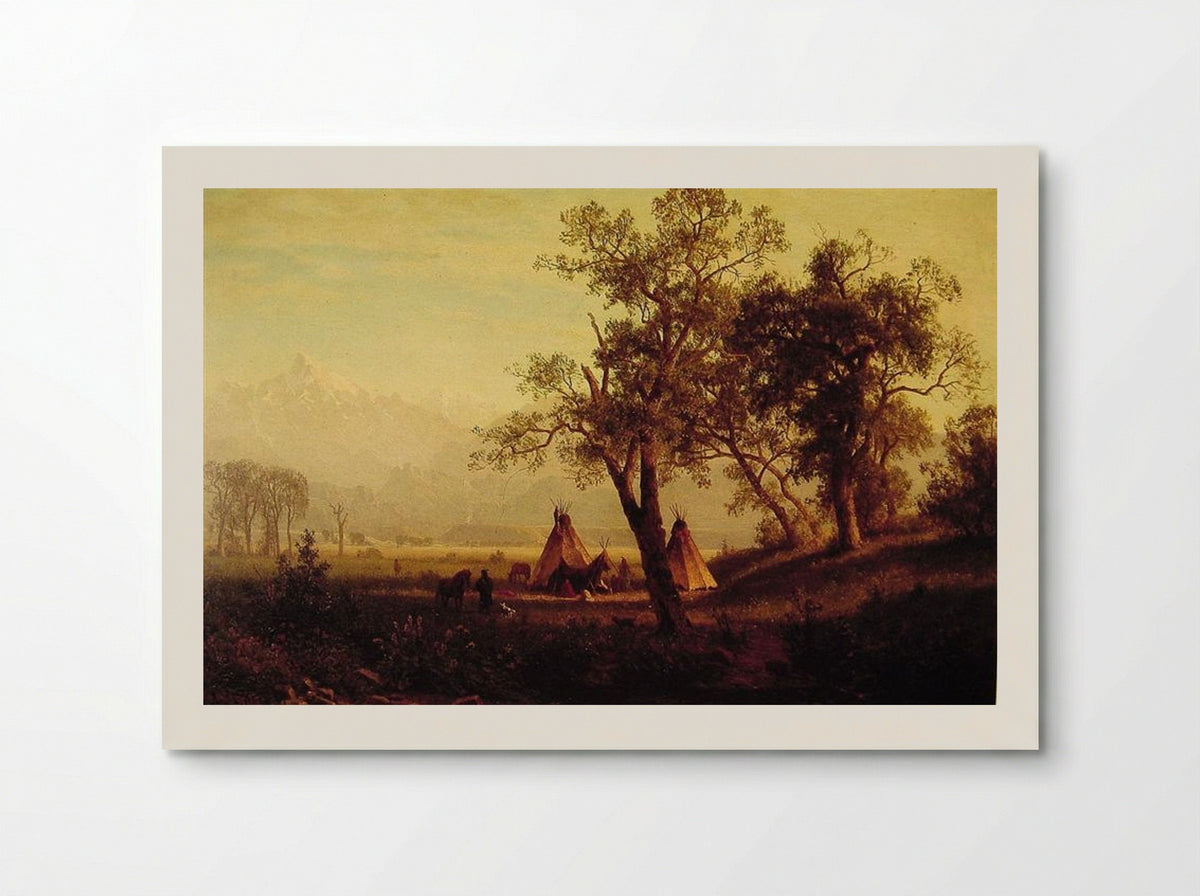 Wind River Mountains, Nebraska Territory - Albert Bierstadt - Poster