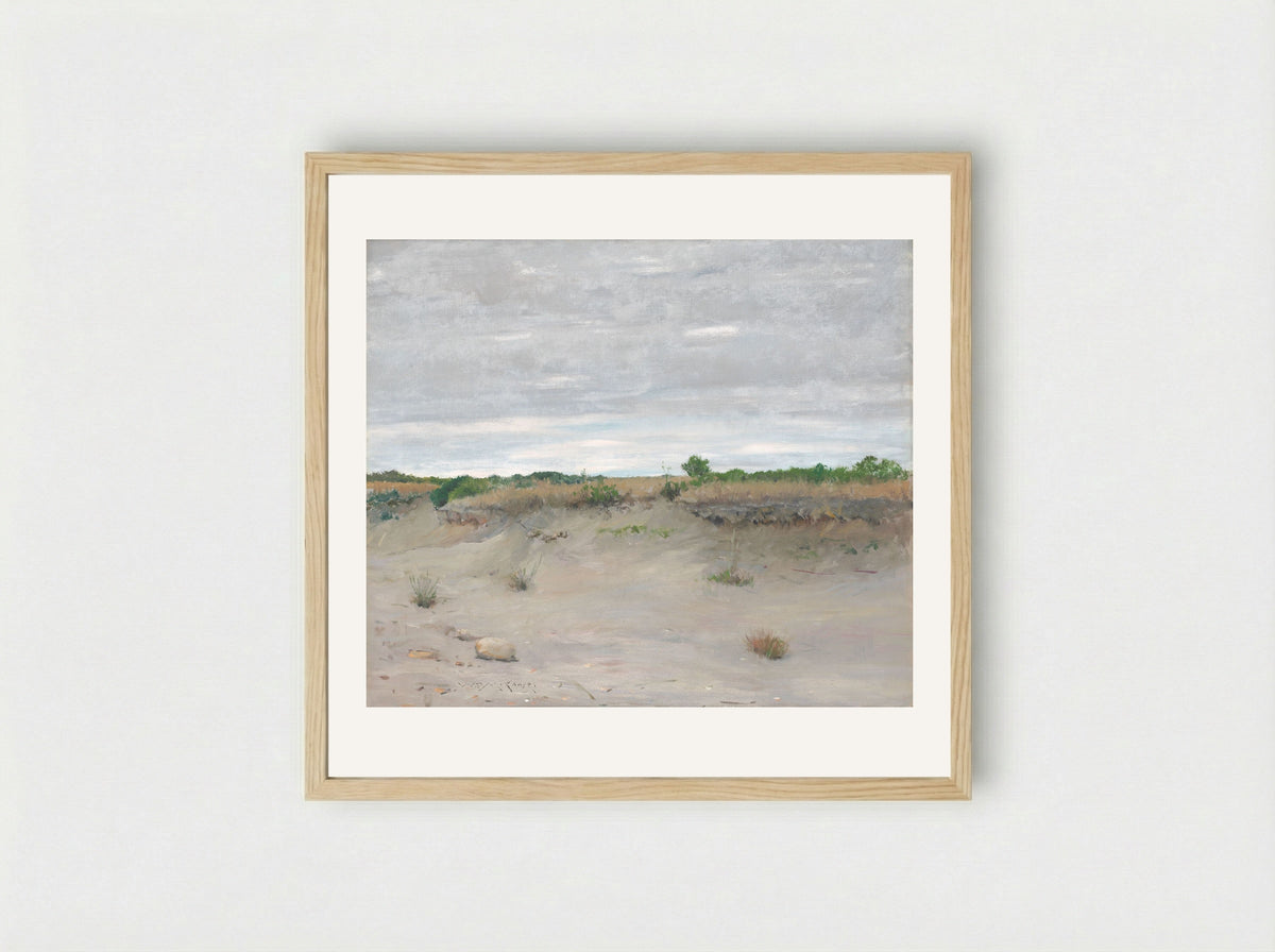 Wind-Swept Sands - William Merritt Chase - Framed Print Wood