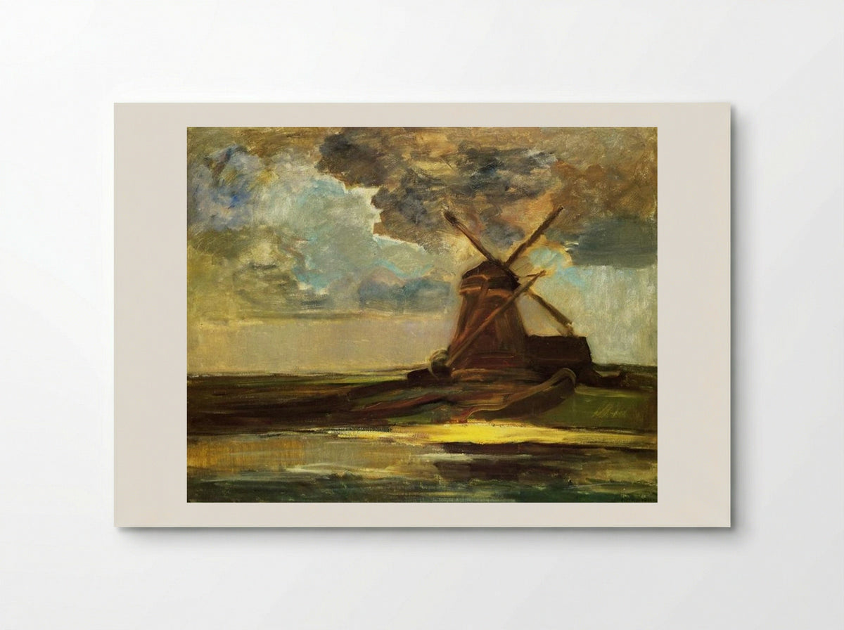 Windmill in the Gein - Piet Mondrian - Poster