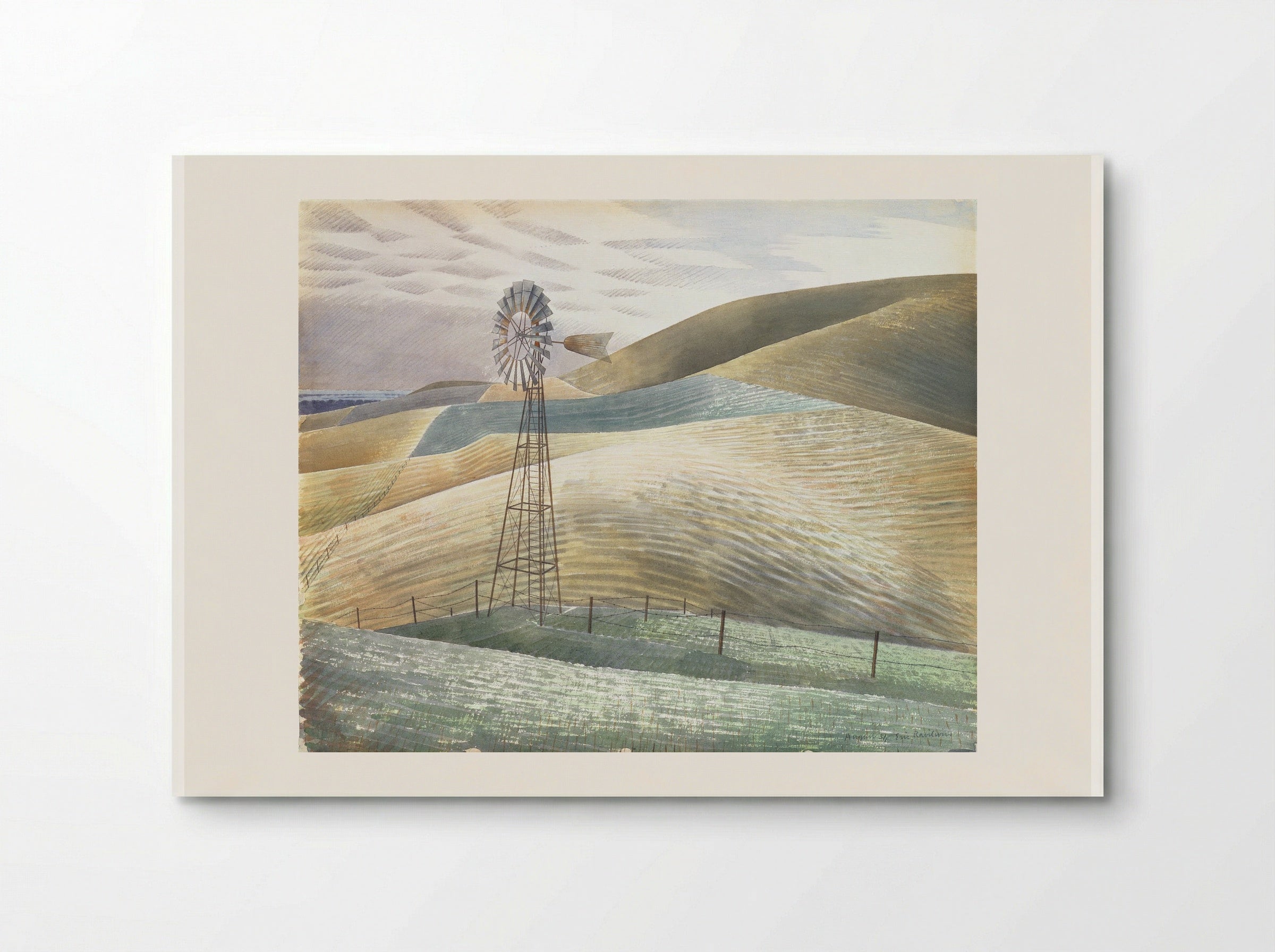 Windmill - Eric Ravilious - Poster