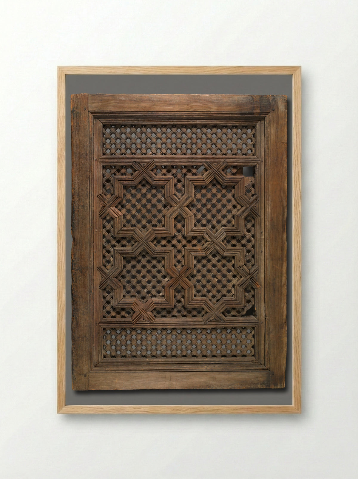 Window Screen (Mashrabiya) - Fine Art Print - Framed Print Wood