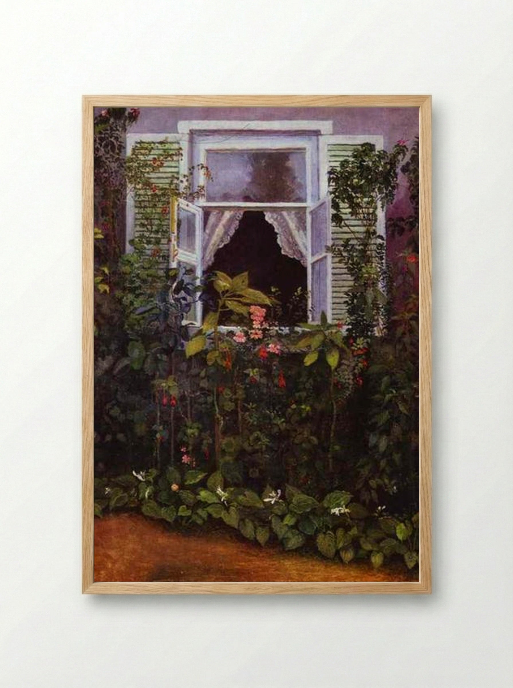 Window - Victor Borisov-Musatov - Framed Print Wood