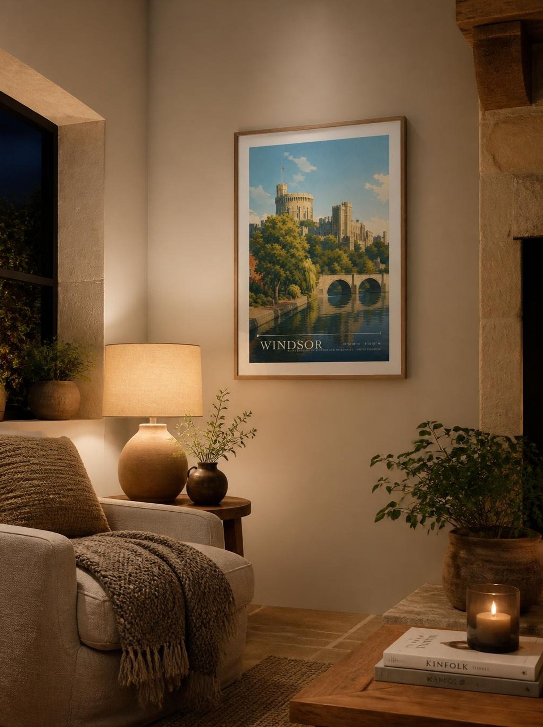 Windsor Royal Borough of Windsor and Maidenhead United Kingdom Travel Poster - Lifestyle