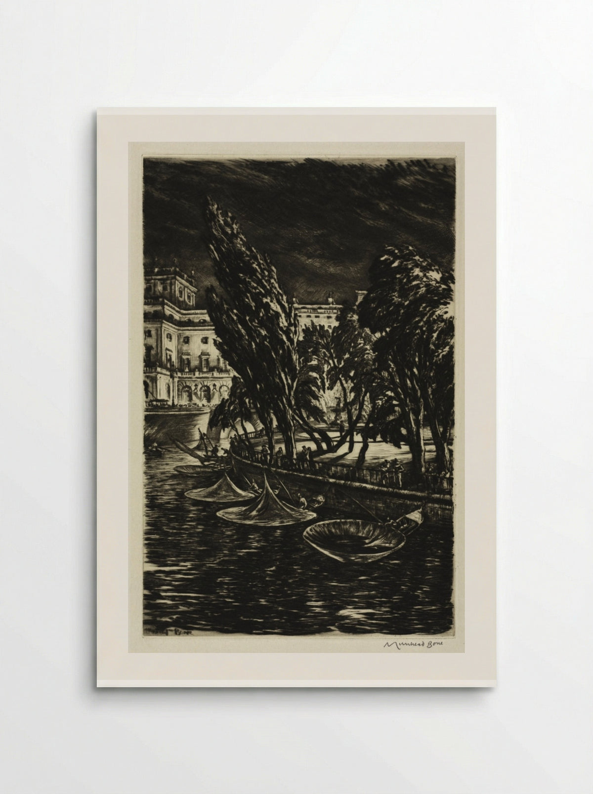 Windy Night, Stockholm - Muirhead Bone - Poster