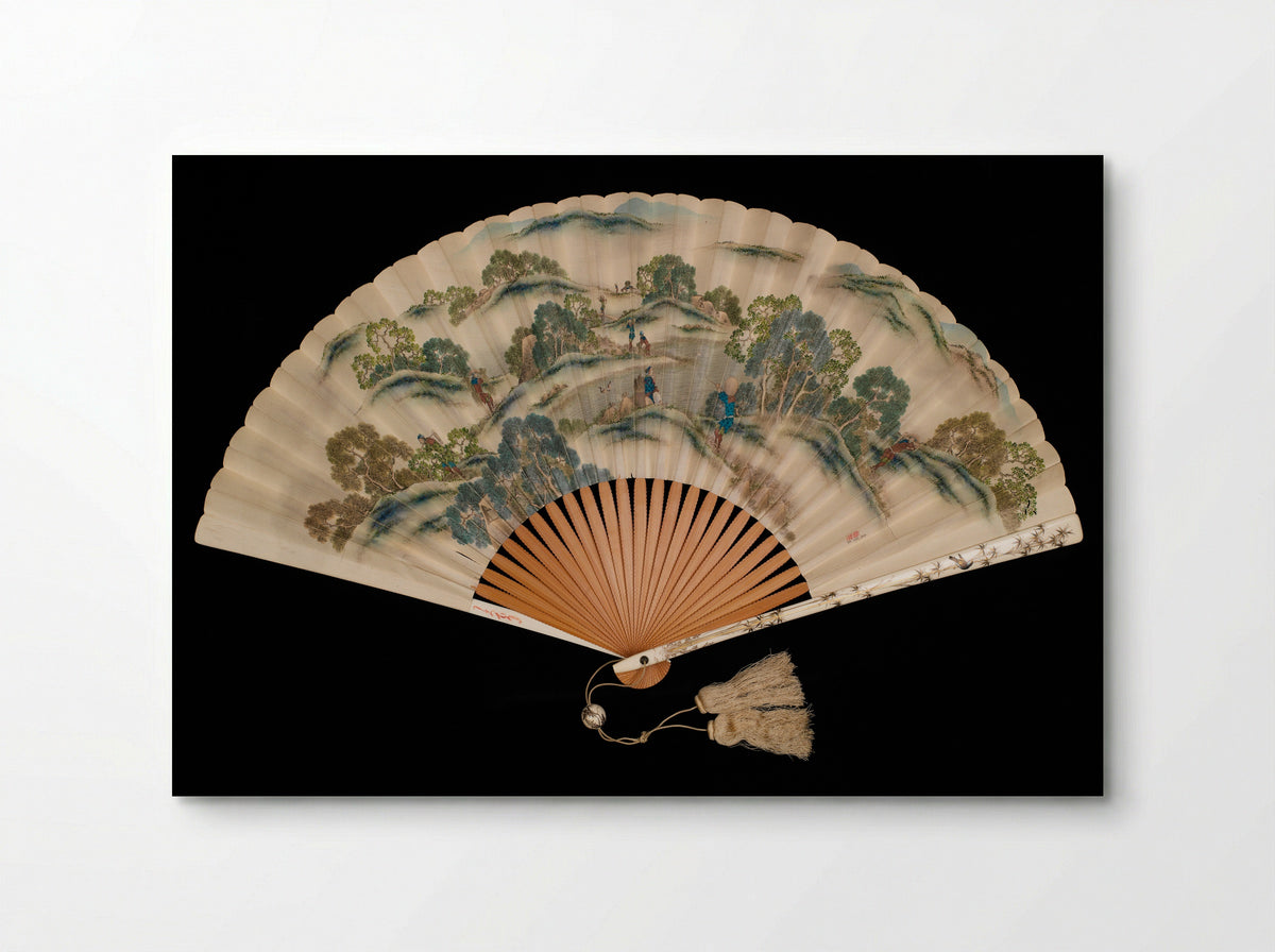 Winter Farming Scene - Katsushika Isai - Poster