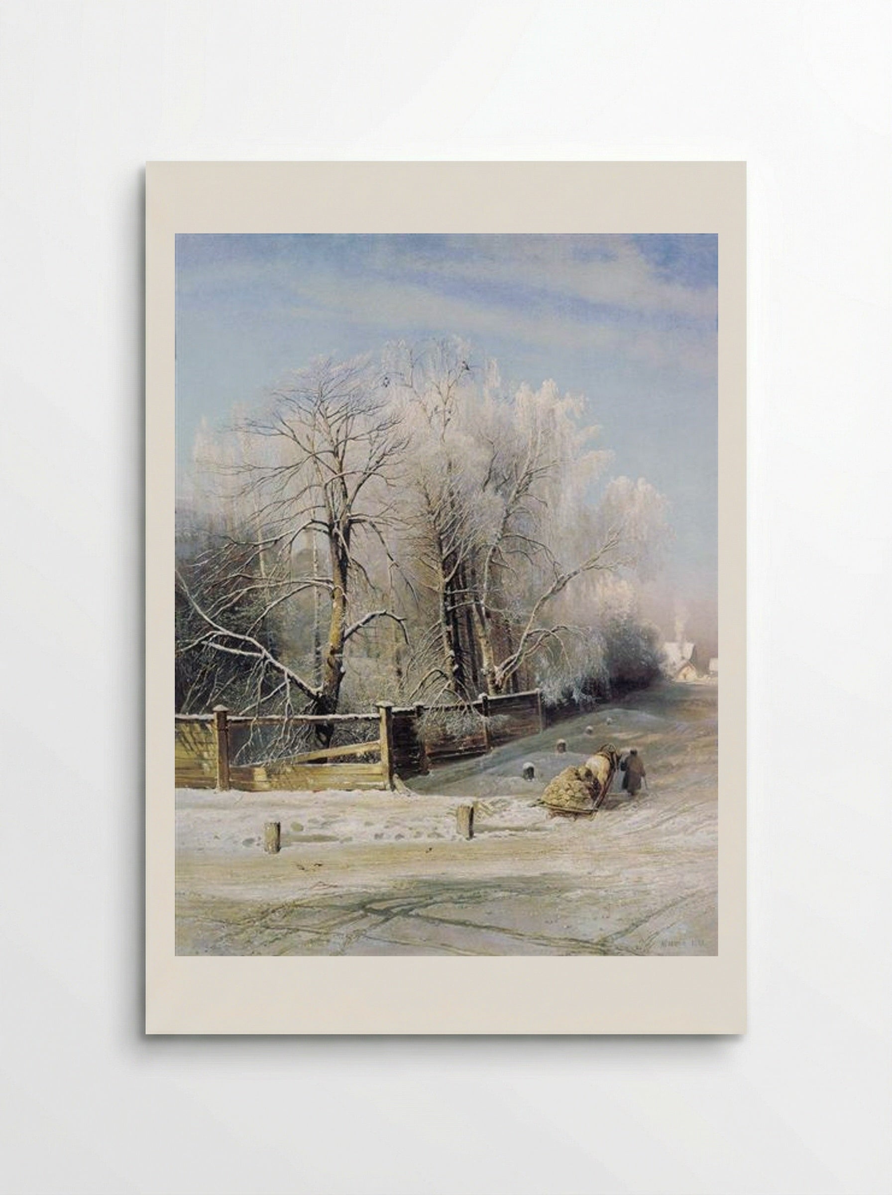 Winter Landscape, Moscow - Aleksey Savrasov - Poster