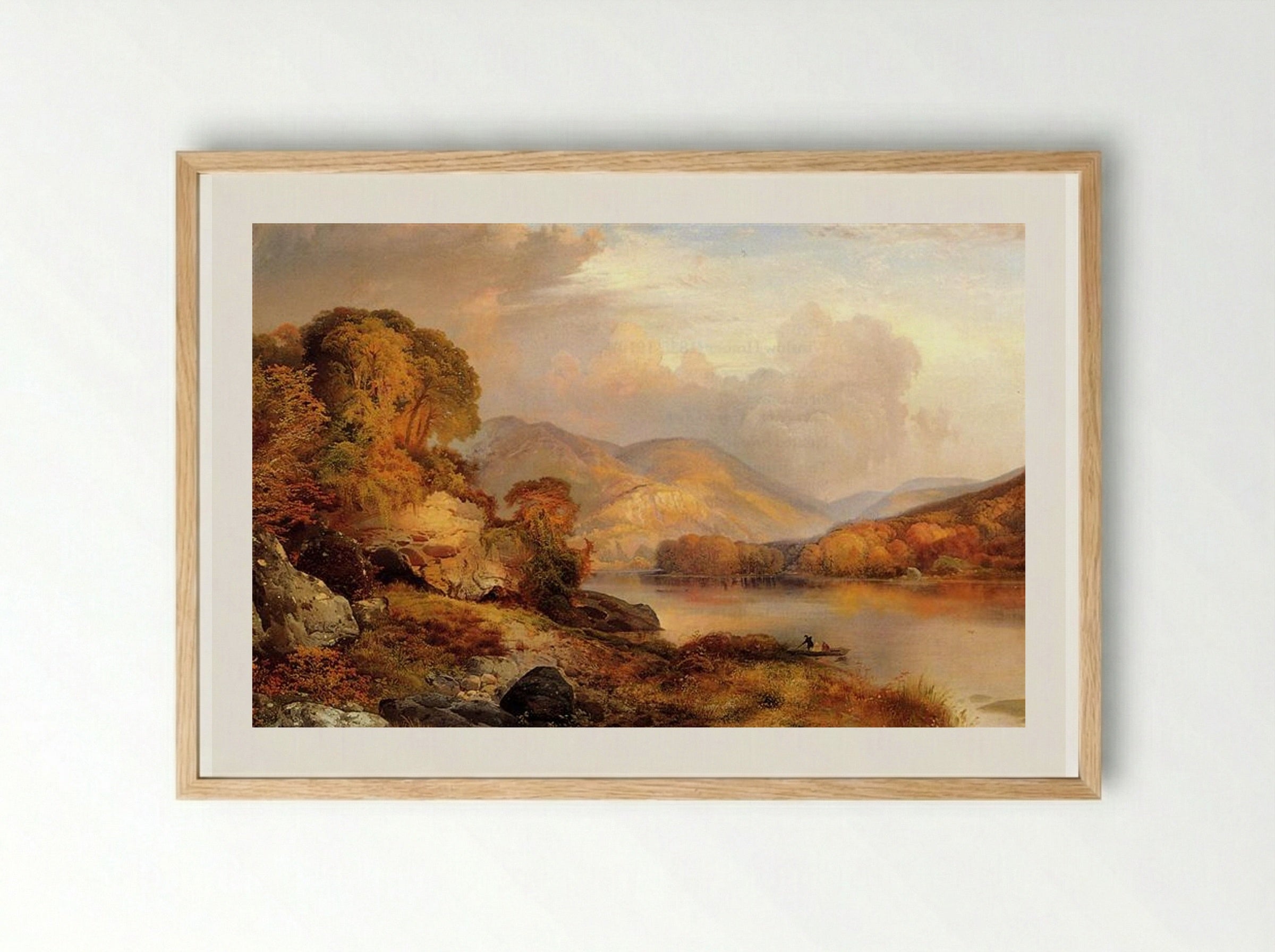 Winter Landscape - Edwin Lord Weeks - Framed Print Wood