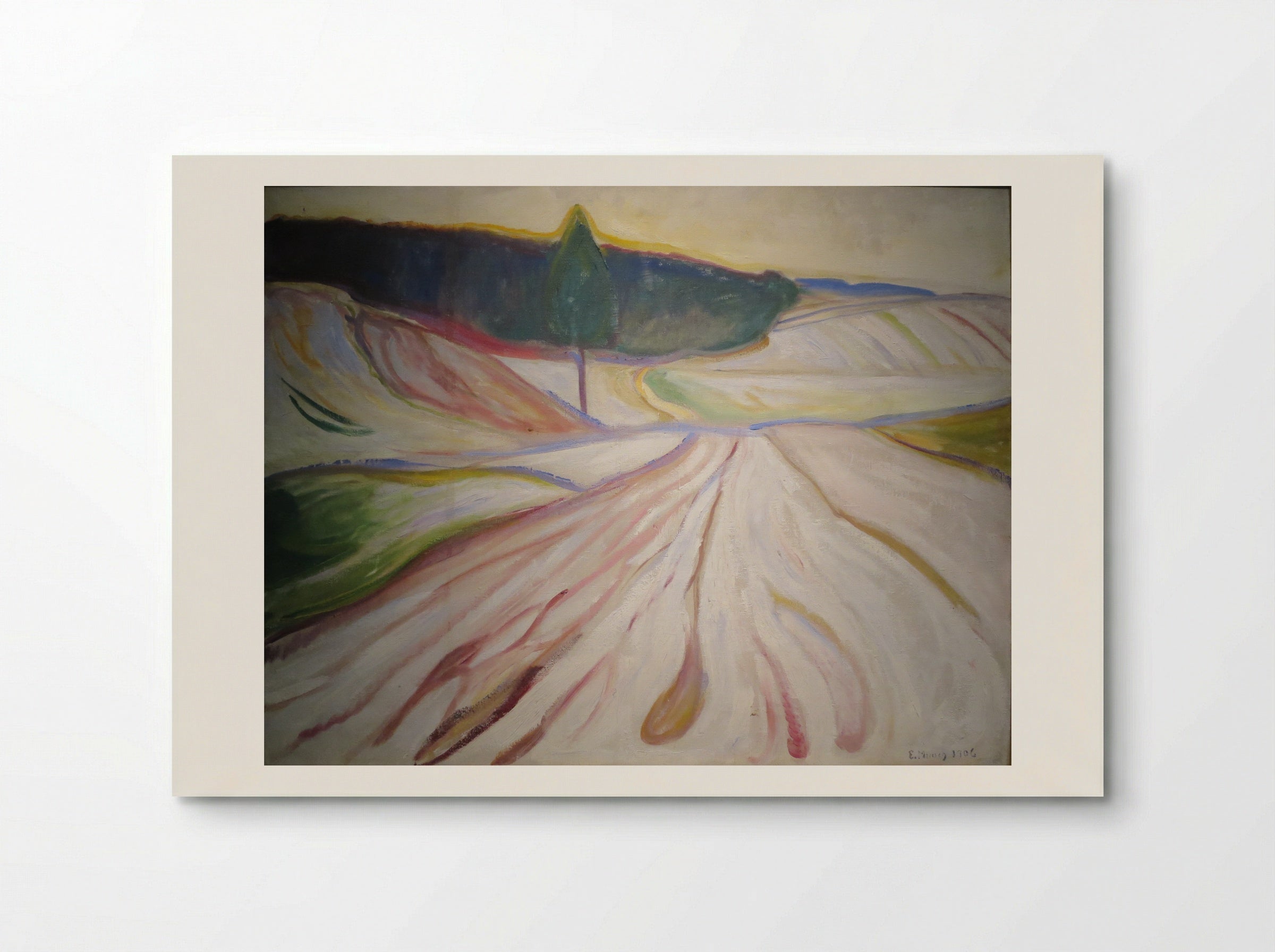 Winter Landscape - Edvard Munch - Poster
