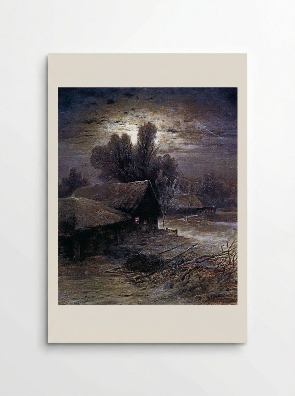 Winter Night - Aleksey Savrasov - Poster