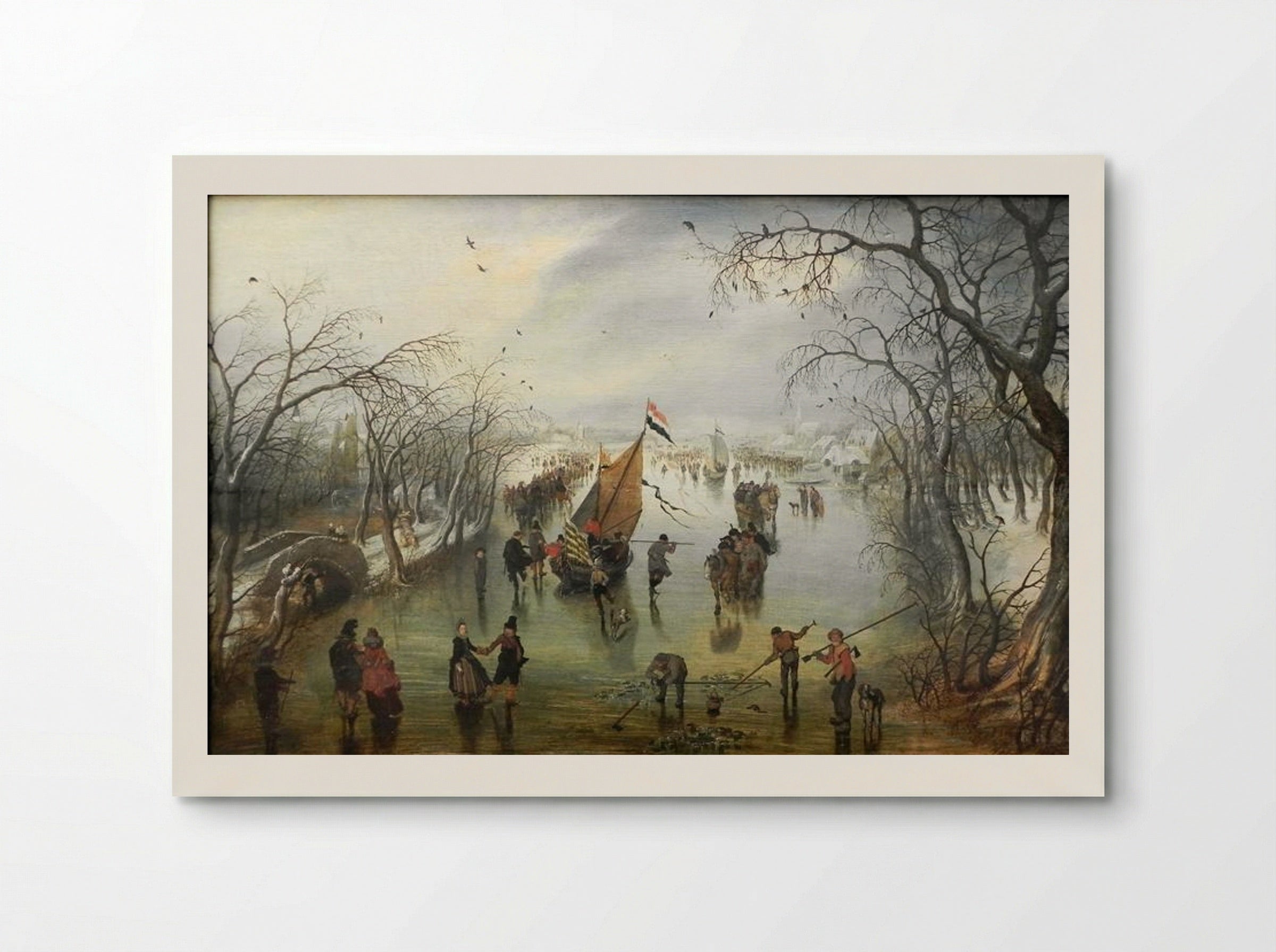 Winter Scene - Adriaen van de Venne - Poster