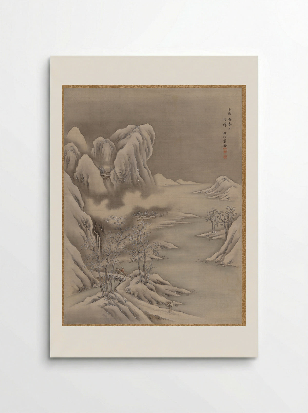 Winter Scene - Seki Shūkō - Poster