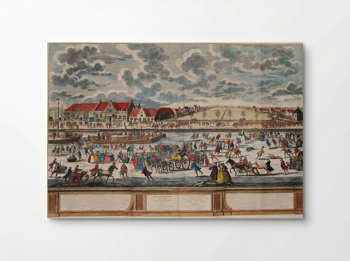 Winter Vreugde op den Amstel - Pieter Schenk (II) - Poster