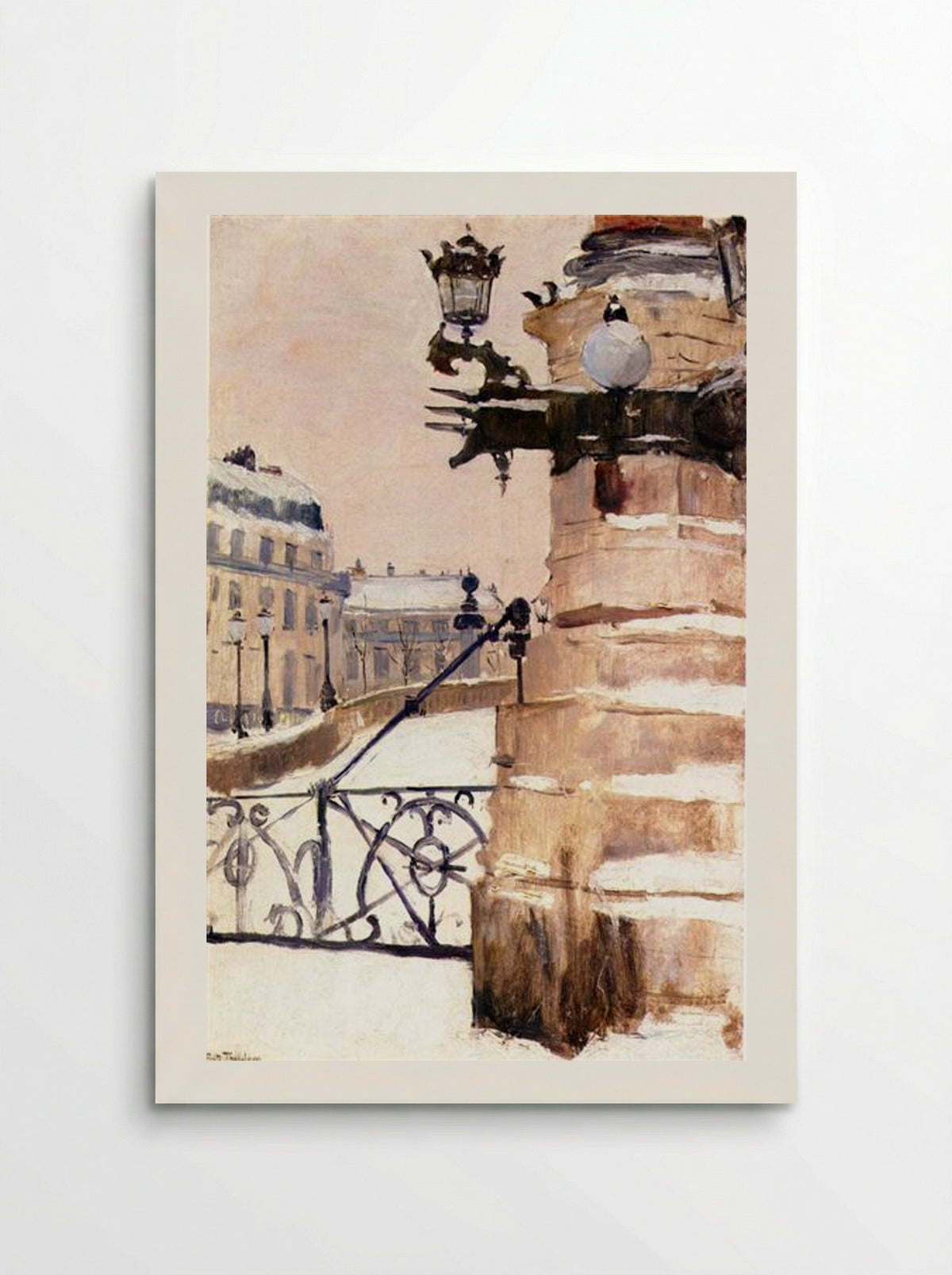 Winter in Paris - Frits Thaulow - Poster