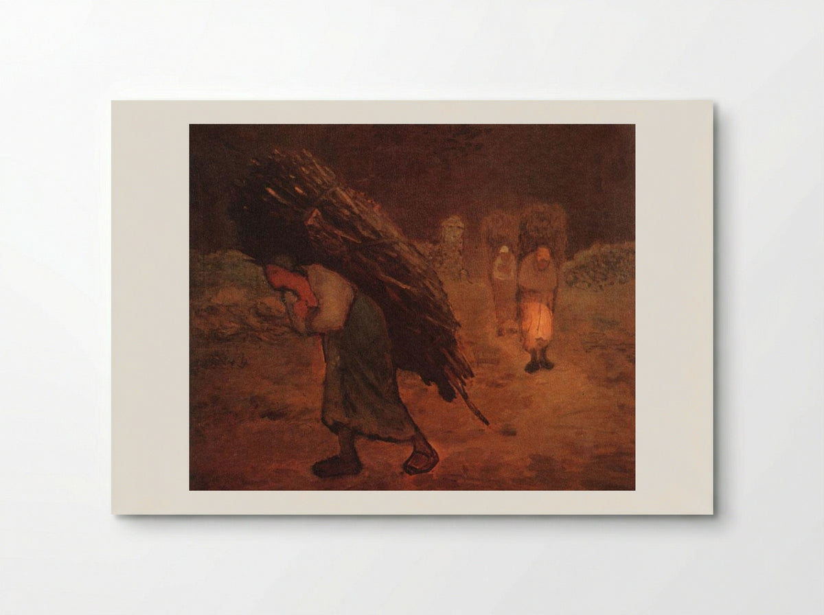 Winter: The Faggot Gatherers - Jean-Francois Millet - Poster