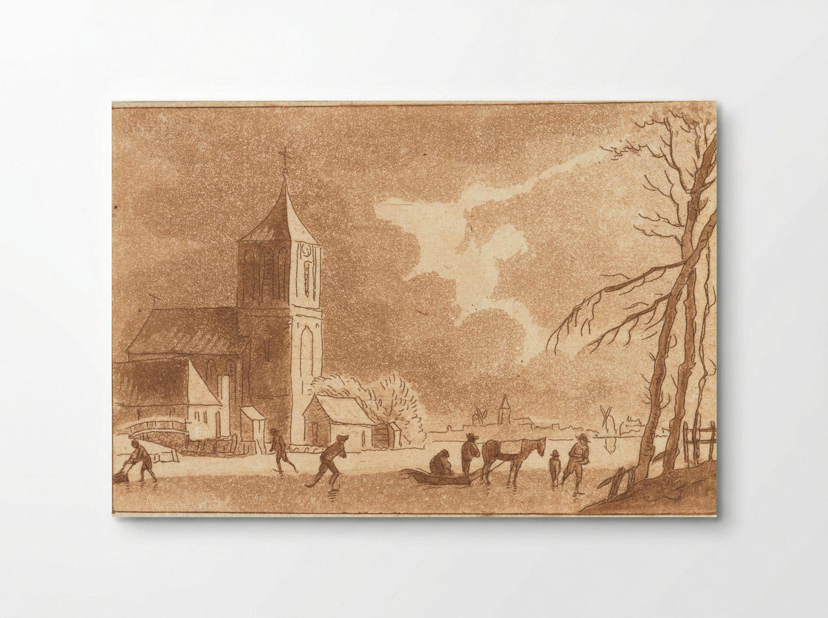 Wintergezicht - Anthonie van den Bos - Poster