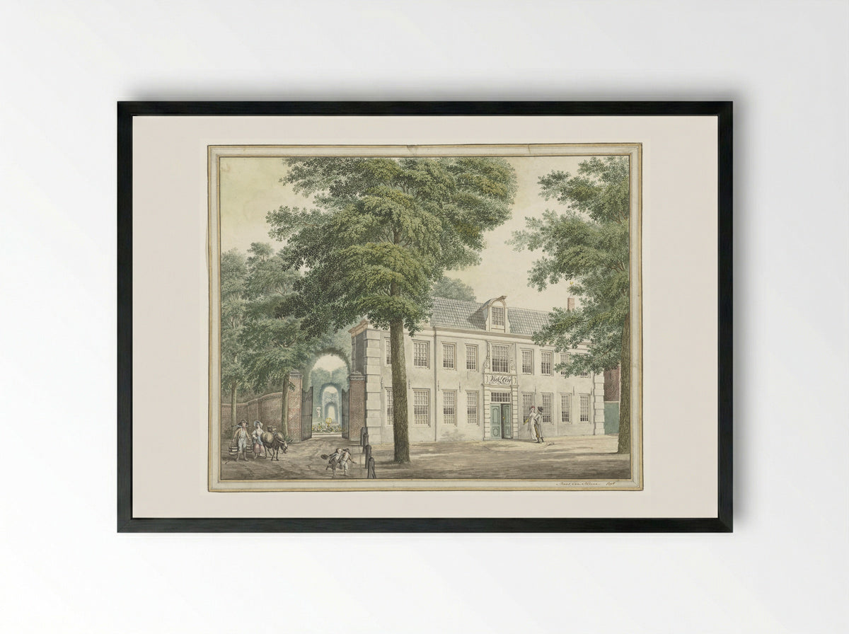 Wisseloord te Muiderberg - Maas van Altena - Framed Print Black