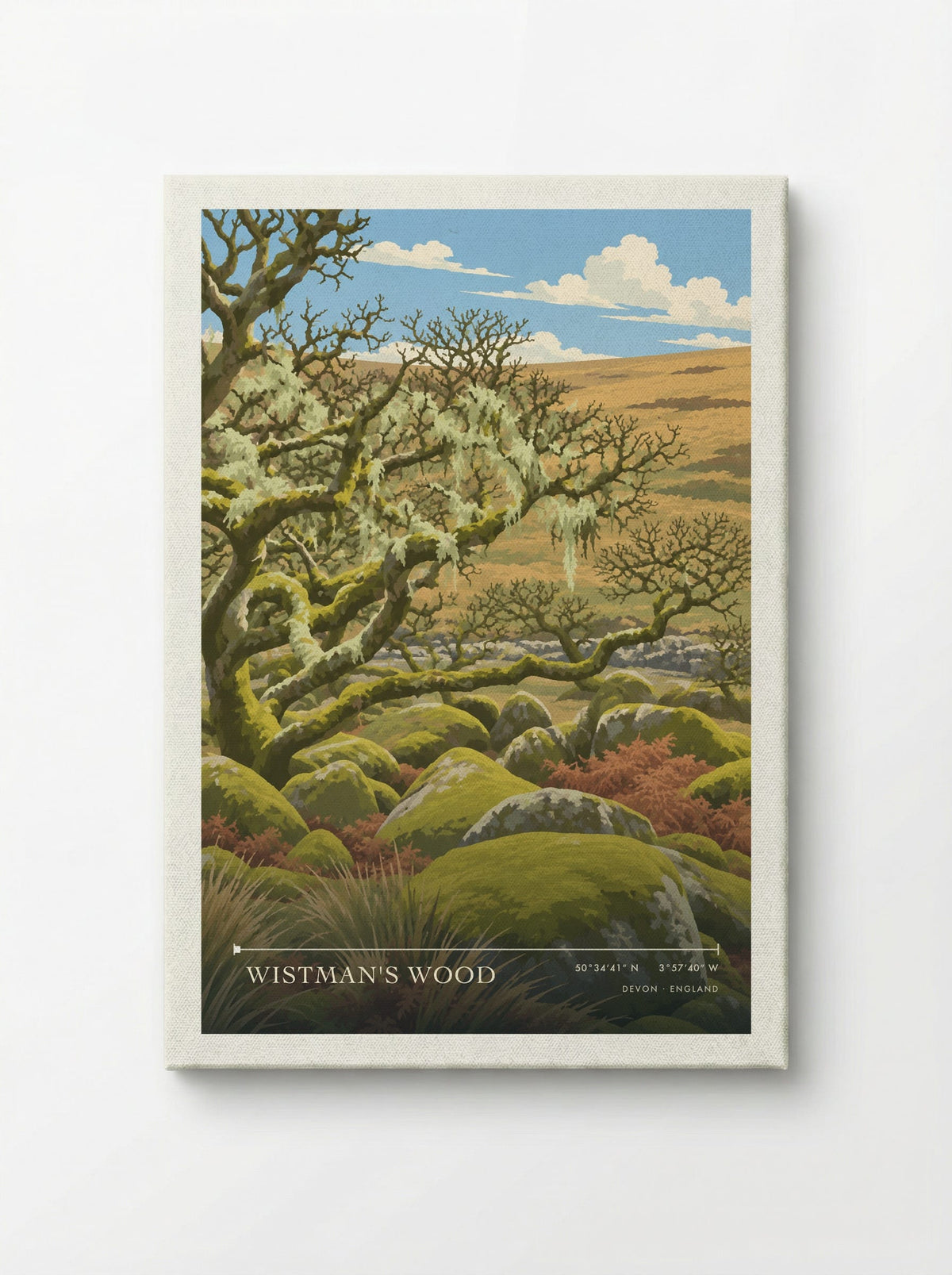 Wistman's Wood, Devon | Travel Poster - Canvas