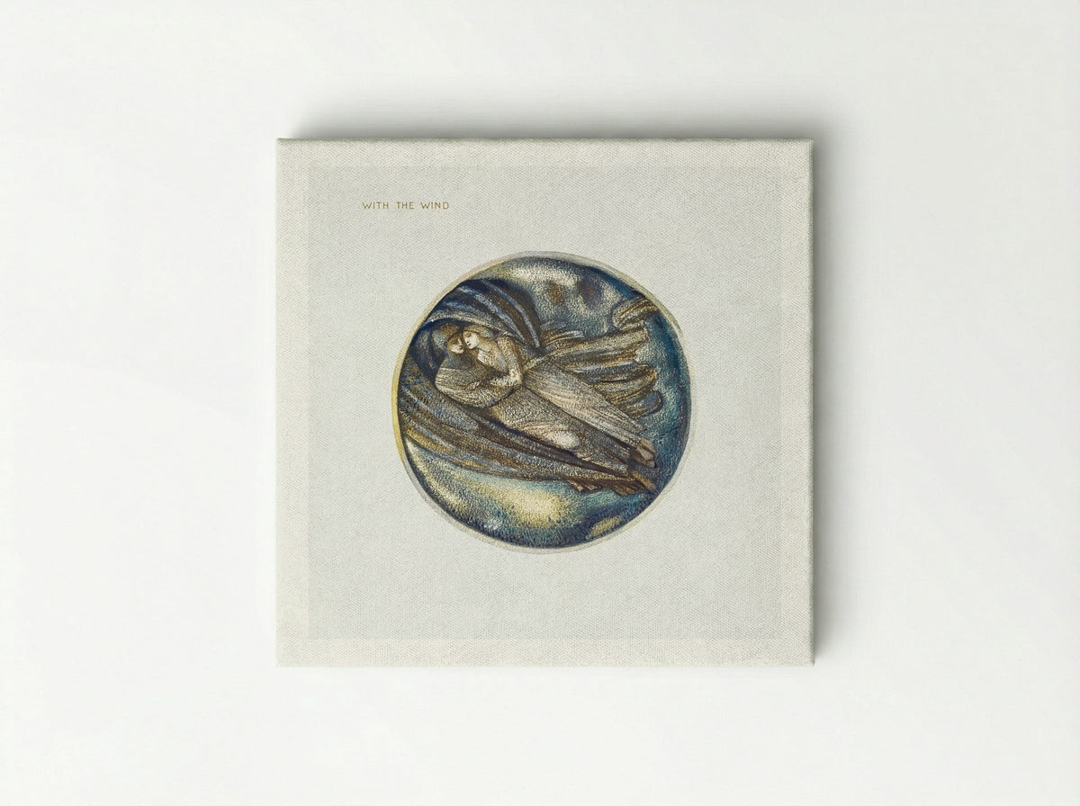 With the Wind, from The Flower Book - Edward Burne-Jones - Canvas
