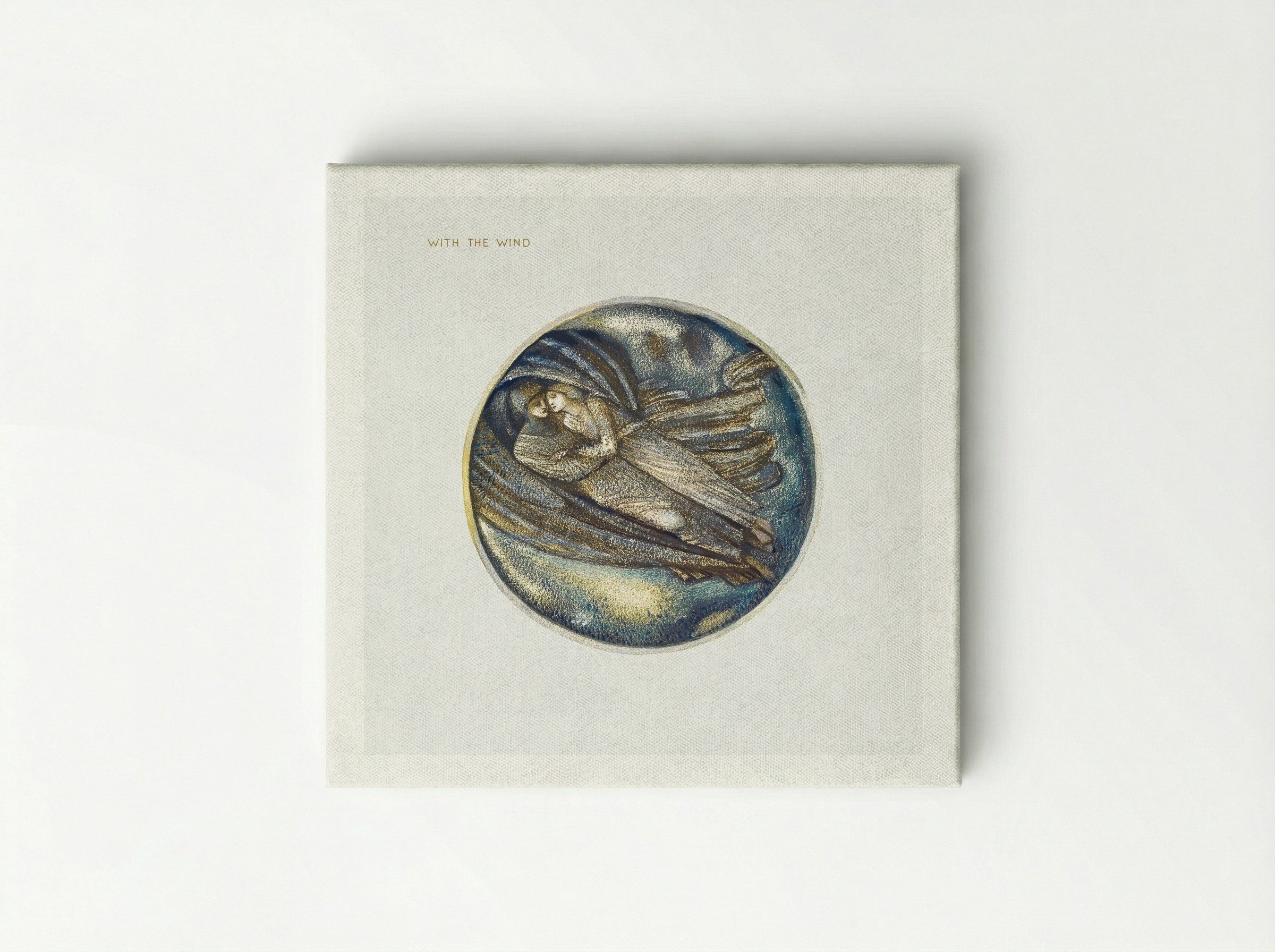 With the Wind, from The Flower Book - Edward Burne-Jones - Canvas