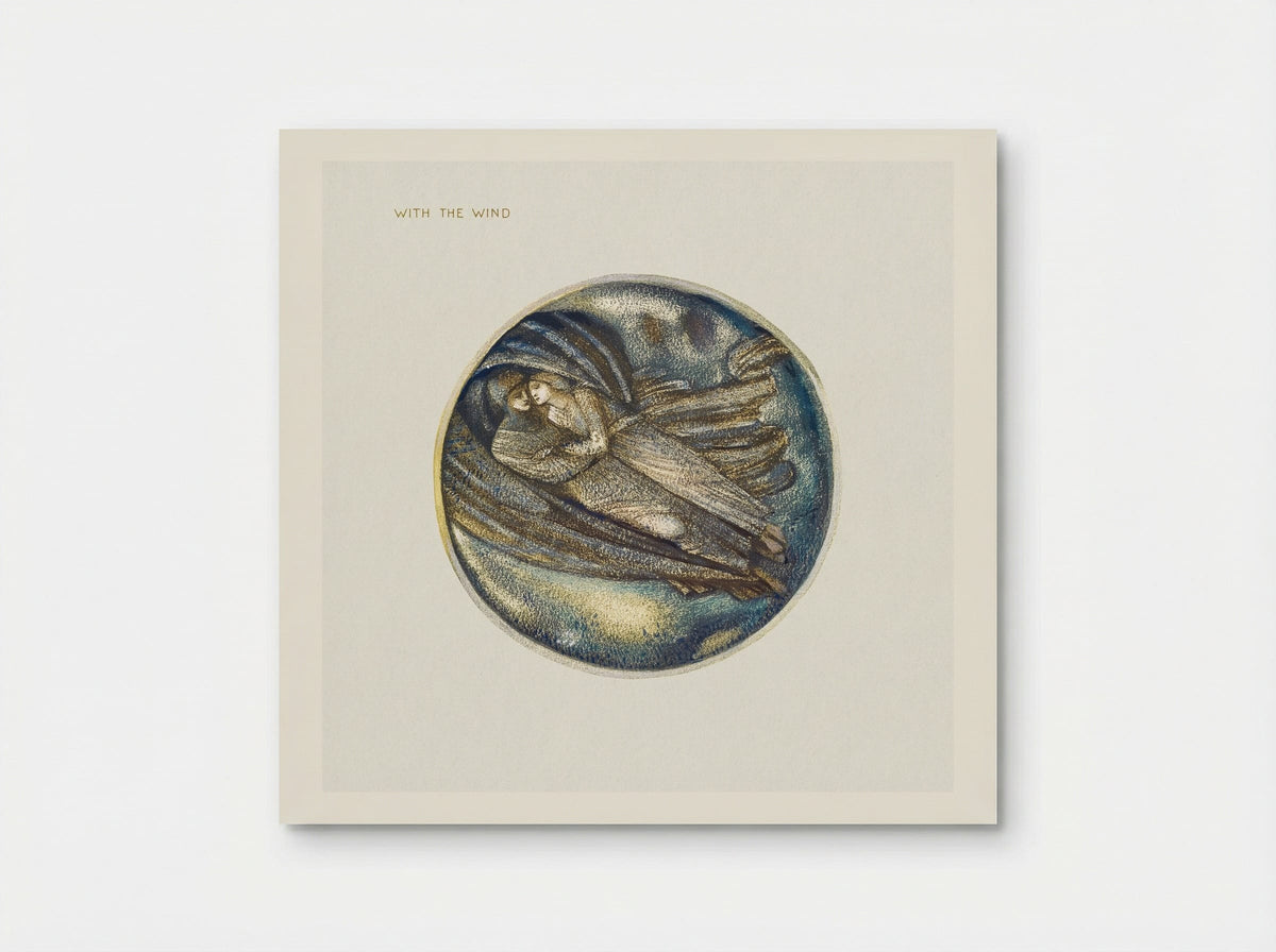 With the Wind, from The Flower Book - Edward Burne-Jones - Poster
