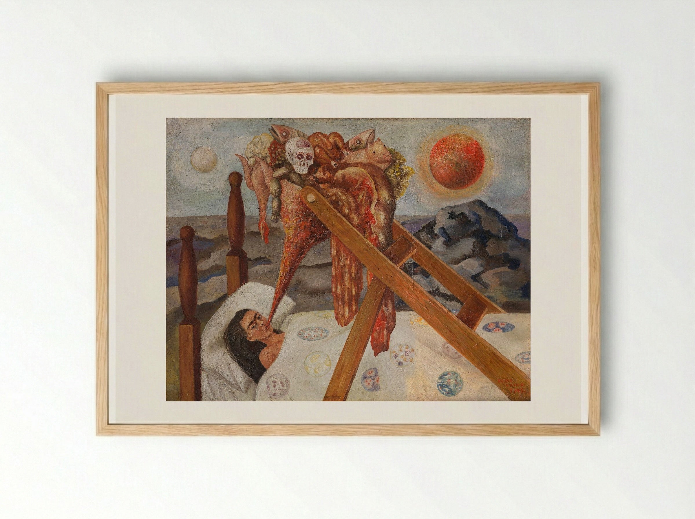 Without Hope - Frida Kahlo - Framed Print Wood