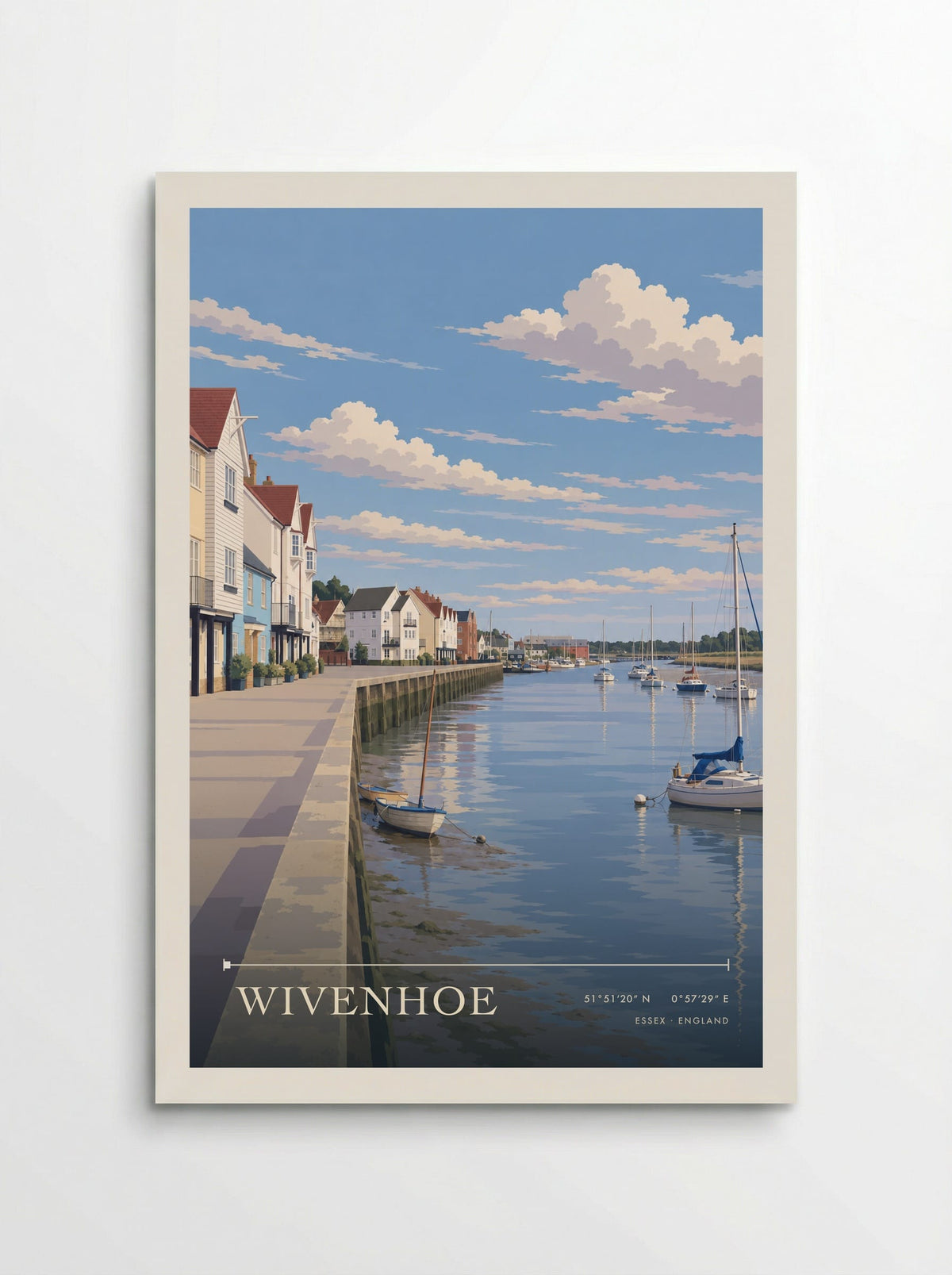 Wivenhoe, Essex | Travel Poster - Poster