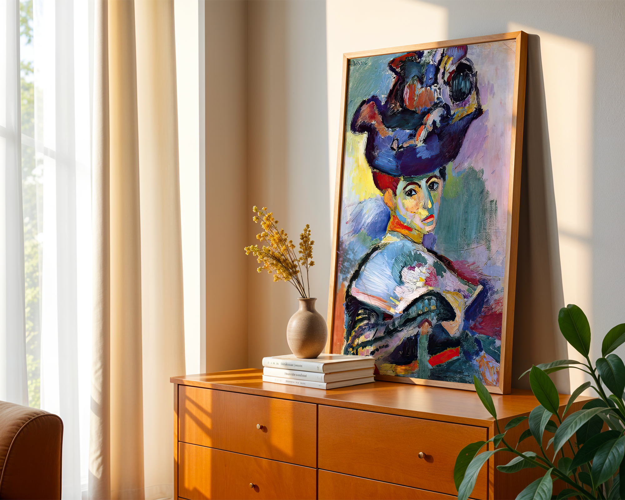 Woman-Beside-the-Water-by-Henri-Matisse-–-Fauvist-Figurative-Landscape-Print mockup