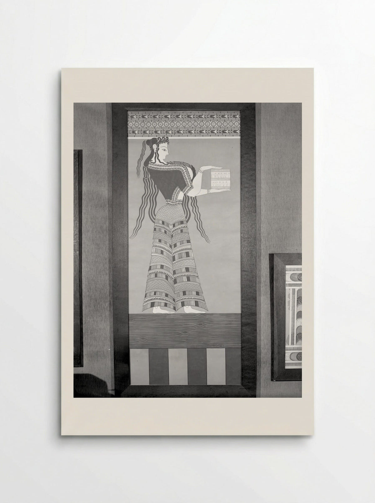 Woman Carrying a Casket - Fine Art Print - Poster