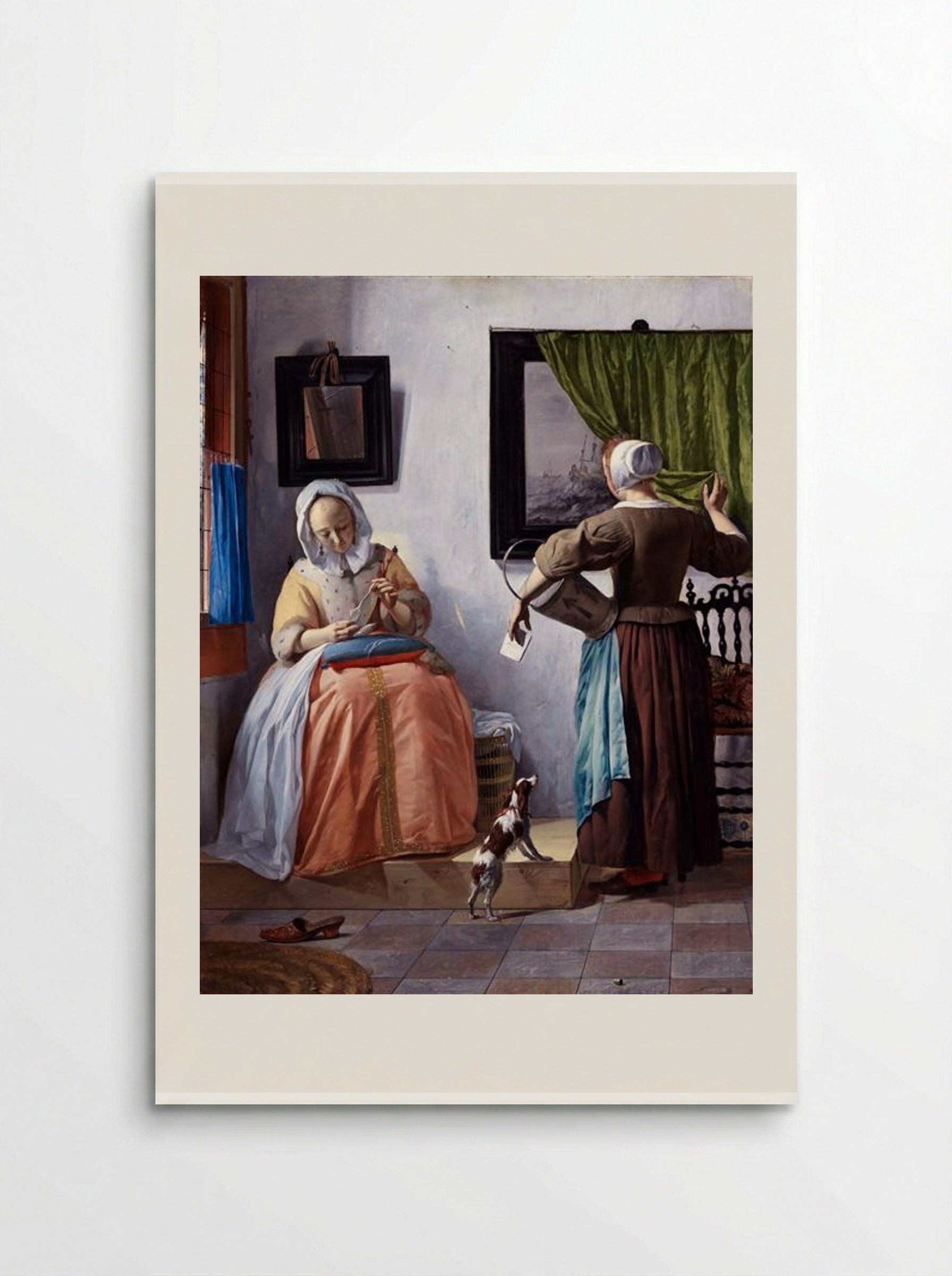 Woman Reading a Letter - Gabriel Metsu - Poster