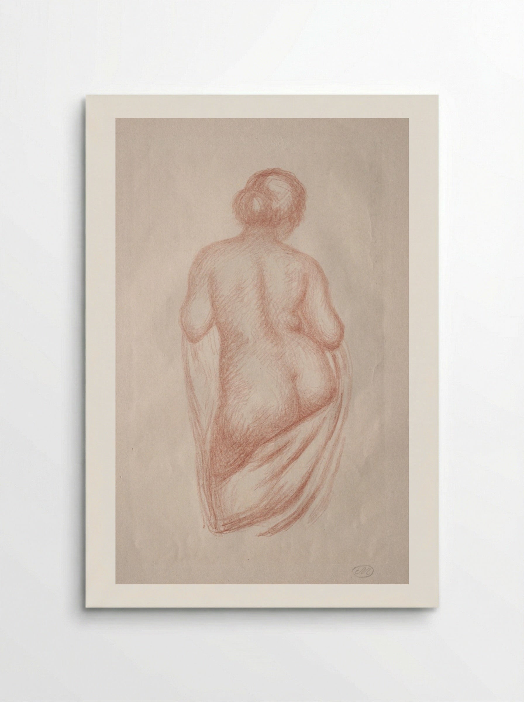 Woman Seen from the Back - Aristide Maillol - Poster