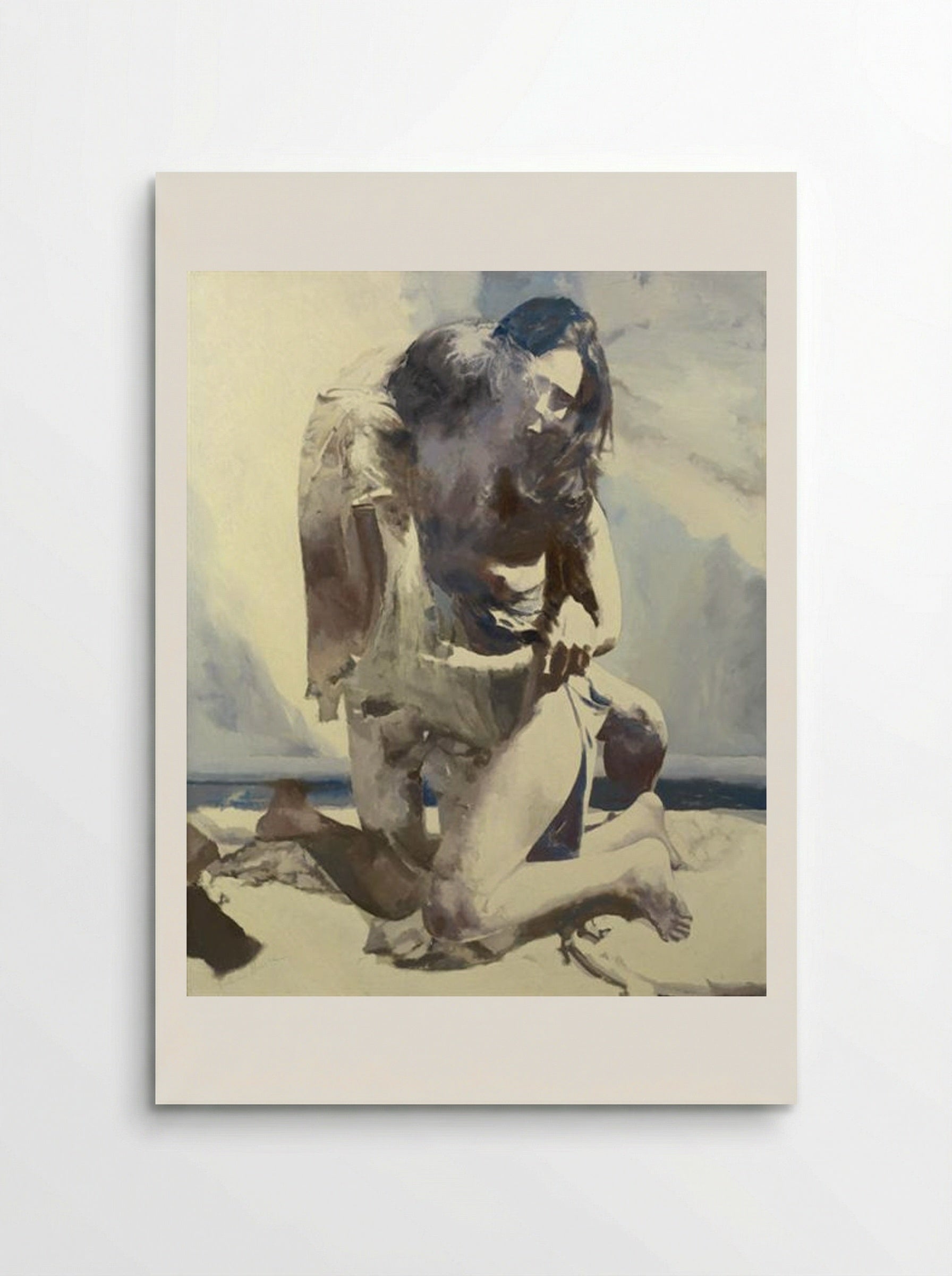 Woman and Man by the Sea - Balcomb Greene - Poster