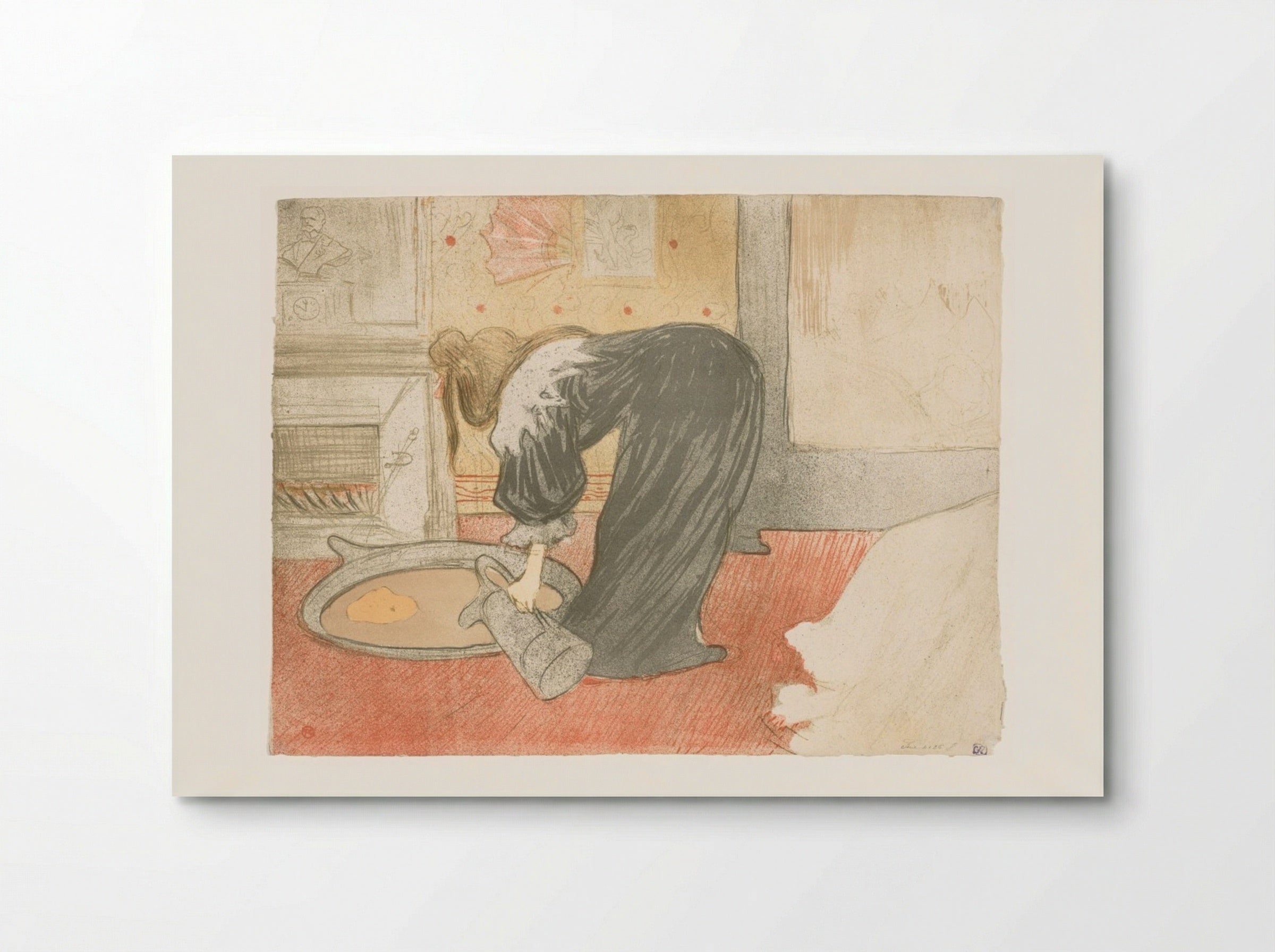 Woman at the Tub - Henri de Toulouse-Lautrec - Poster
