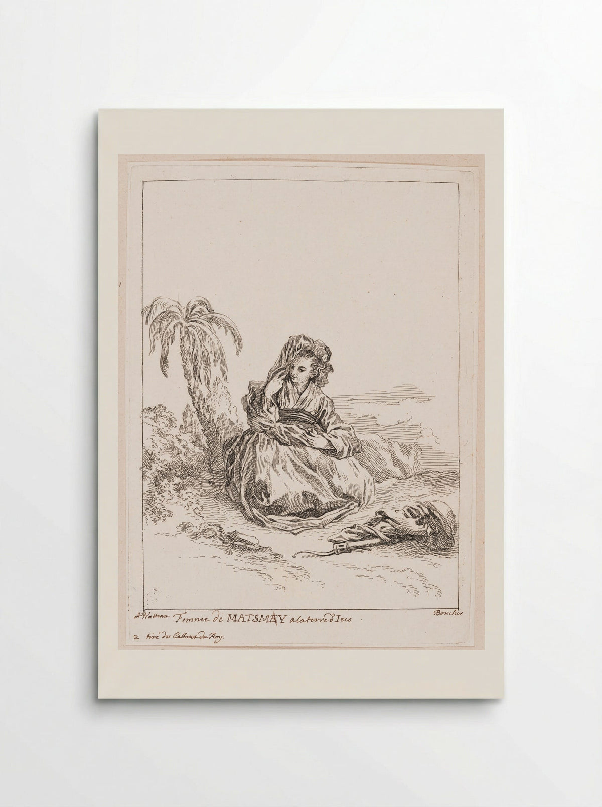 Woman from Matsmey in the Land of D'ieço - François Boucher - Poster