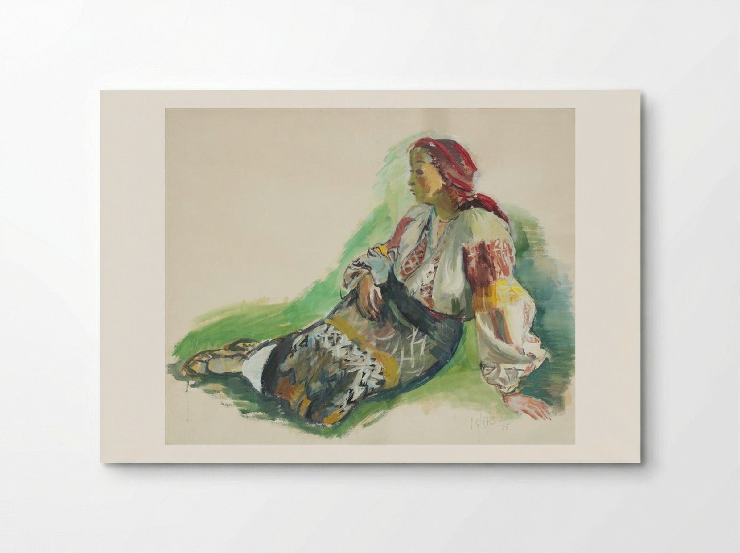 Woman from Muscel - Iosif Iser - Poster
