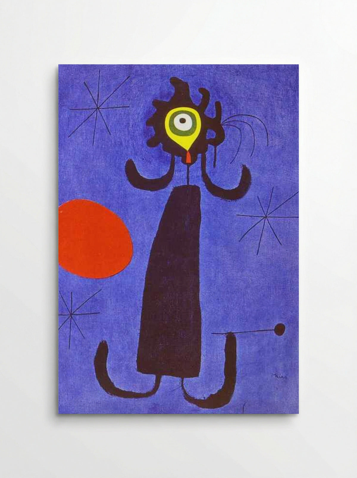 Woman in Front of the Sun - Joan Miró - Poster